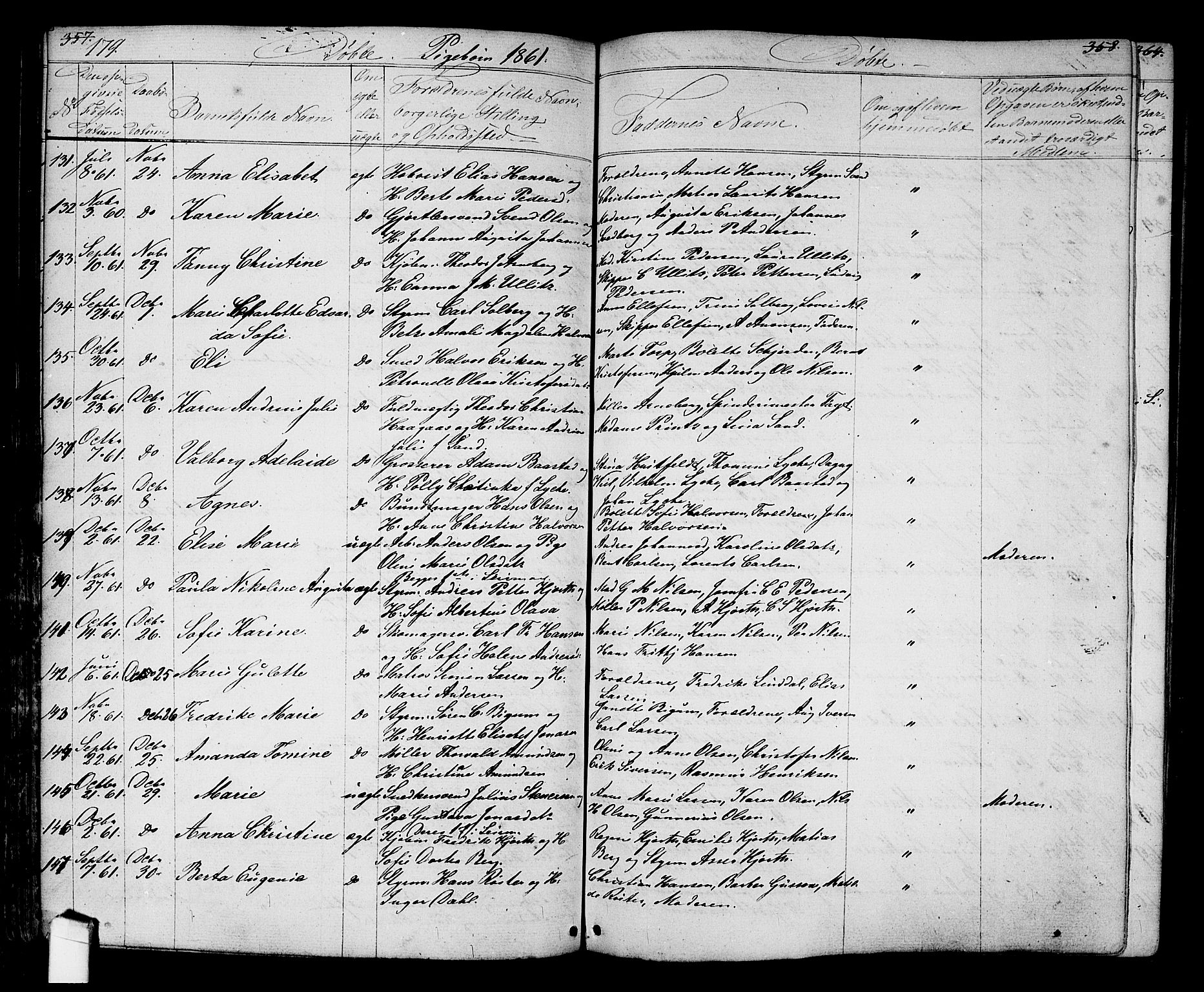Halden prestekontor Kirkebøker, SAO/A-10909/G/Ga/L0005a: Parish register (copy) no. 5A, 1855-1864, p. 179