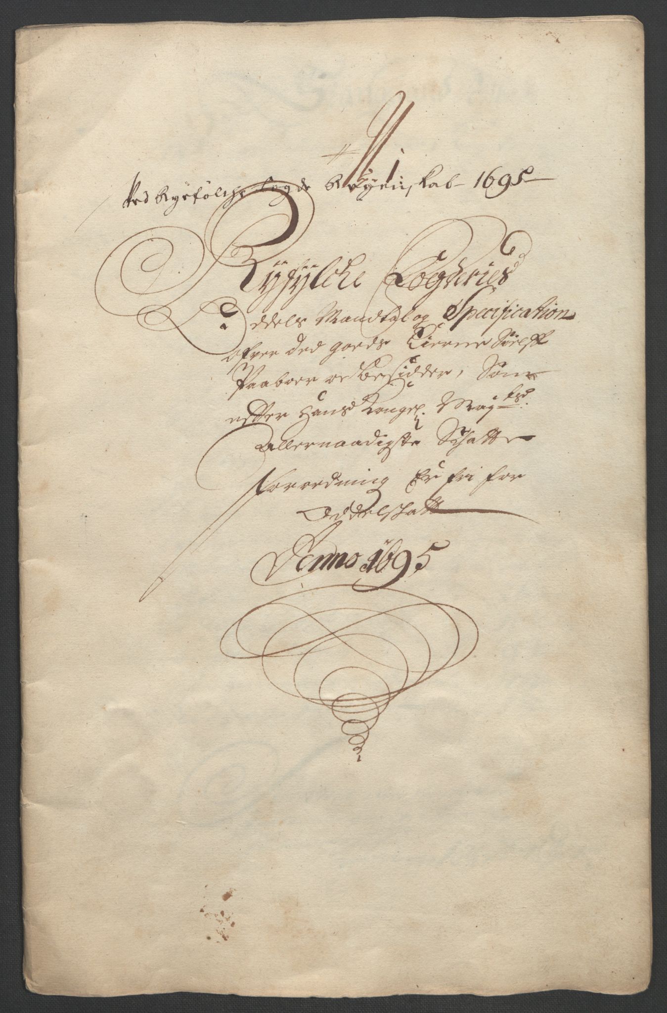 Rentekammeret inntil 1814, Reviderte regnskaper, Fogderegnskap, AV/RA-EA-4092/R47/L2857: Fogderegnskap Ryfylke, 1694-1696, p. 180