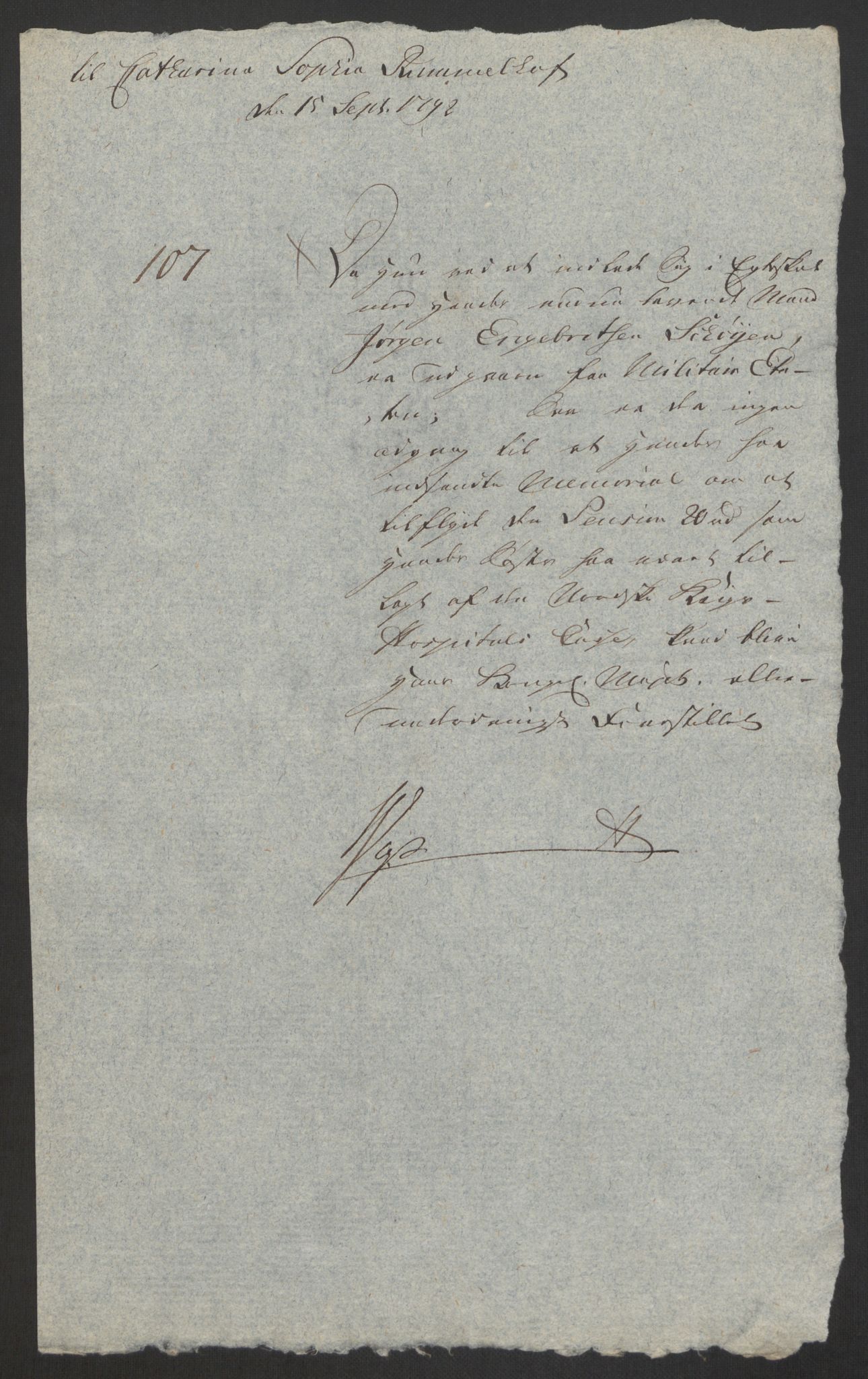 Forsvaret, Den norske kvesthuskasse/krigshospitalkasse, AV/RA-RAFA-1887/F/Fa/L0008: Konsepter, 1790-1793, p. 927