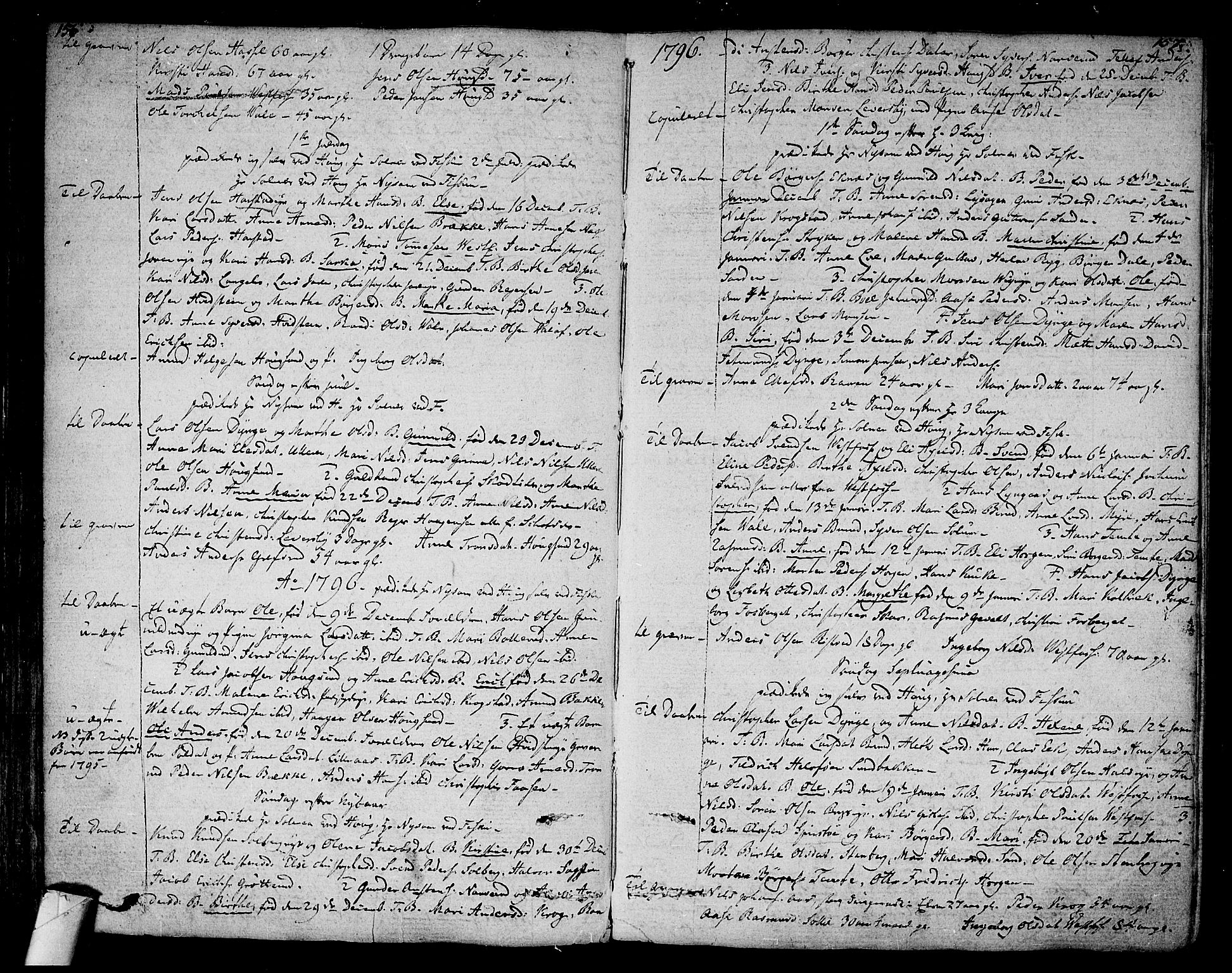 Eiker kirkebøker, SAKO/A-4/F/Fa/L0009: Parish register (official) no. I 9, 1789-1806, p. 156-157