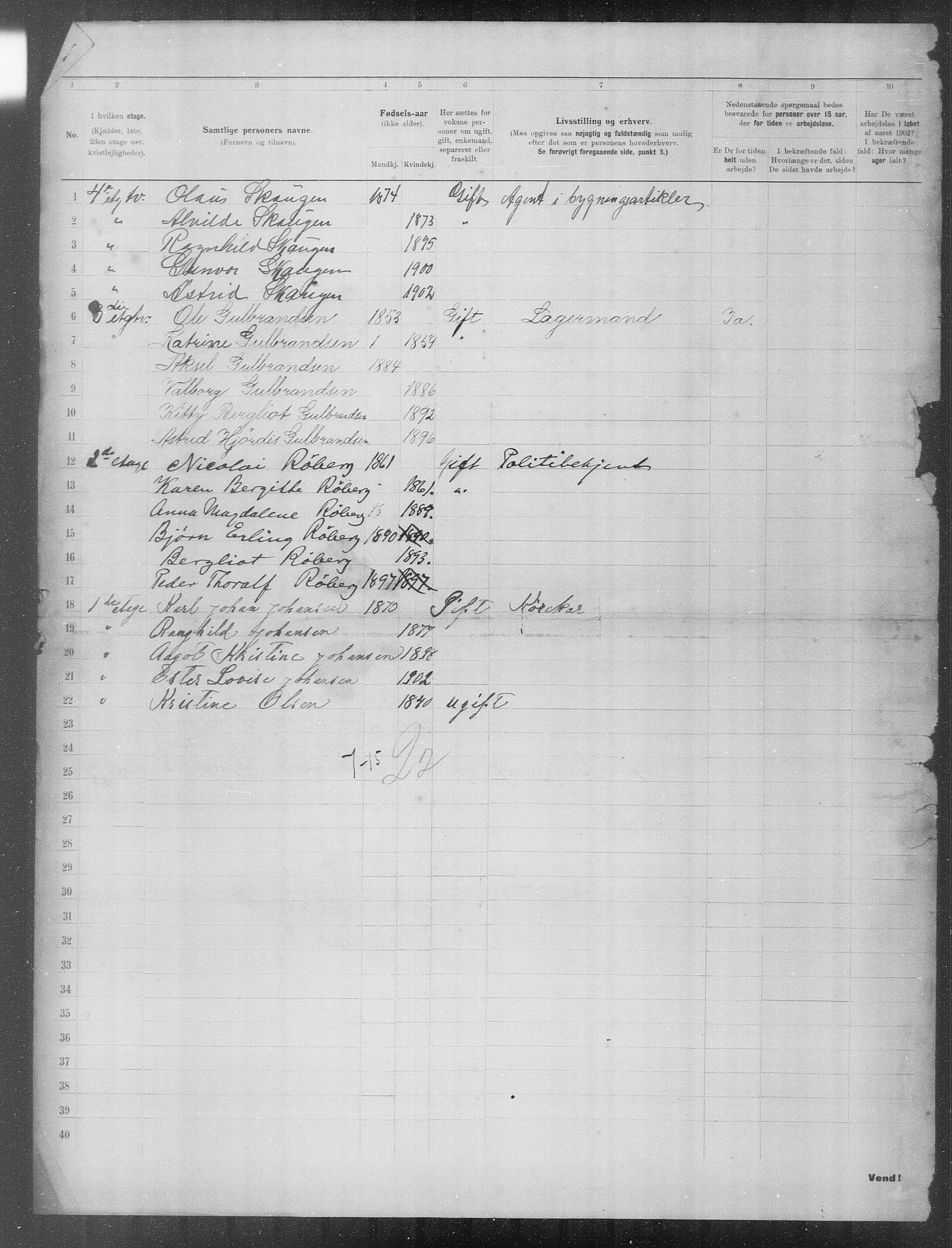 OBA, Municipal Census 1902 for Kristiania, 1902, p. 22573