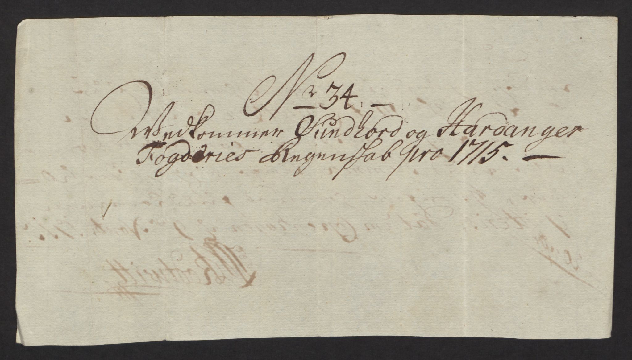 Rentekammeret inntil 1814, Reviderte regnskaper, Fogderegnskap, AV/RA-EA-4092/R48/L2991: Fogderegnskap Sunnhordland og Hardanger, 1715, p. 230