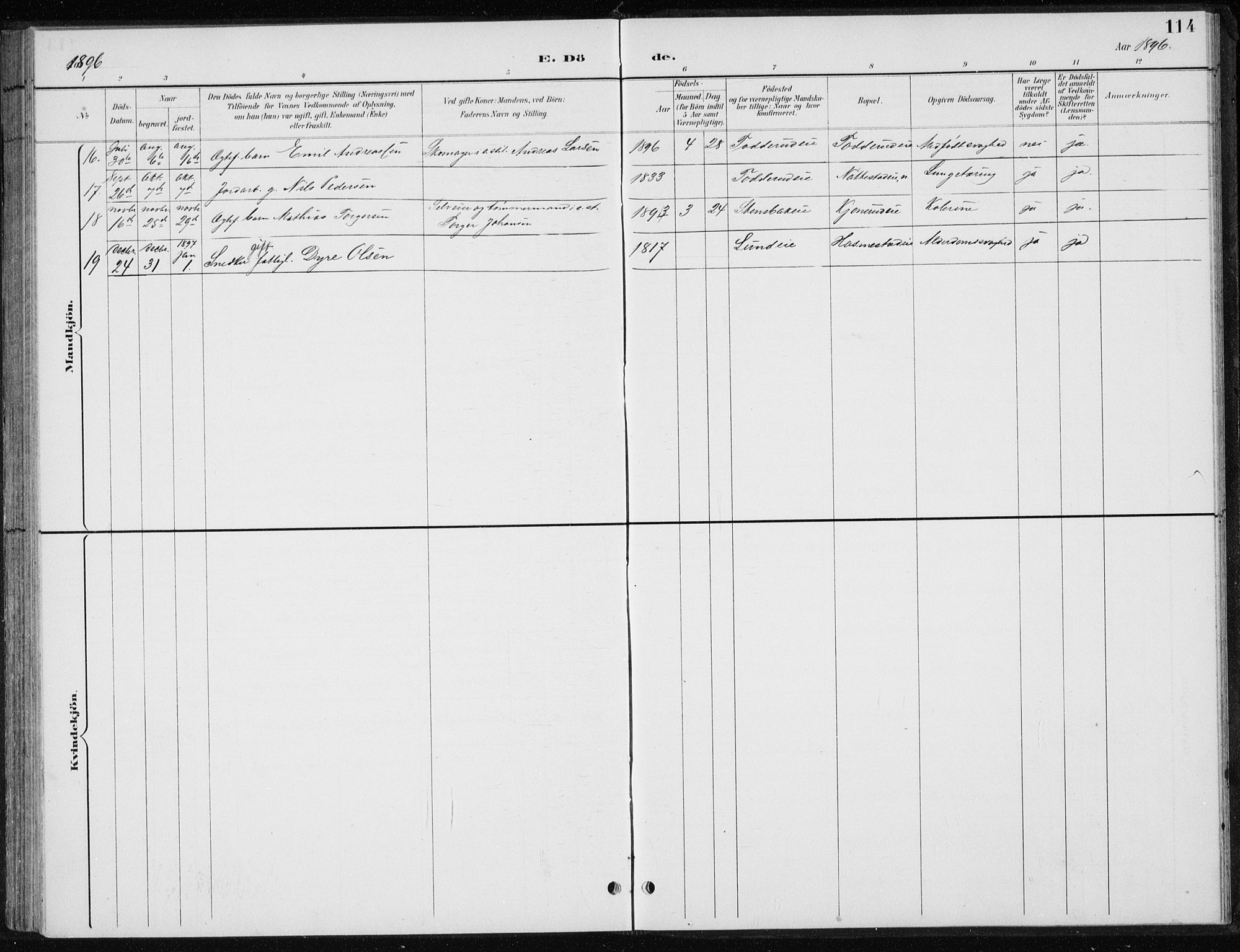 Stange prestekontor, AV/SAH-PREST-002/L/L0010: Parish register (copy) no. 10, 1894-1905, p. 114