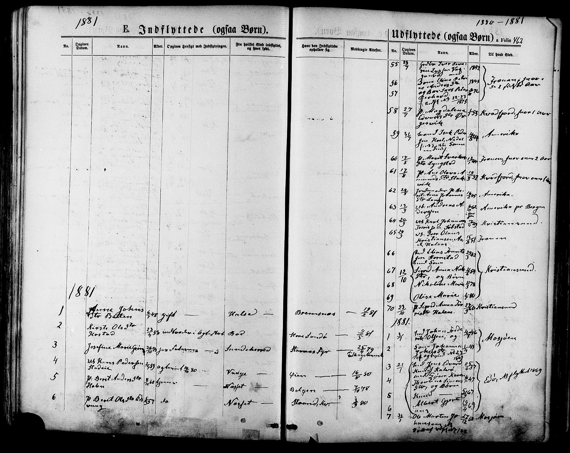 Ministerialprotokoller, klokkerbøker og fødselsregistre - Møre og Romsdal, SAT/A-1454/568/L0805: Parish register (official) no. 568A12 /1, 1869-1884, p. 462
