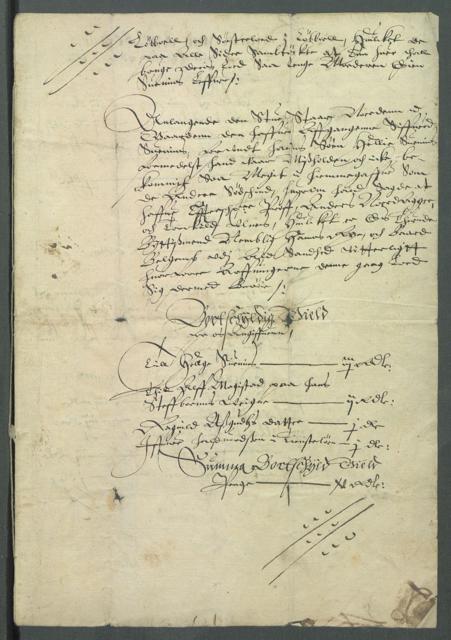 Riksarkivets diplomsamling, AV/RA-EA-5965/F02/L0159: Dokumenter, 1645-1646, p. 42