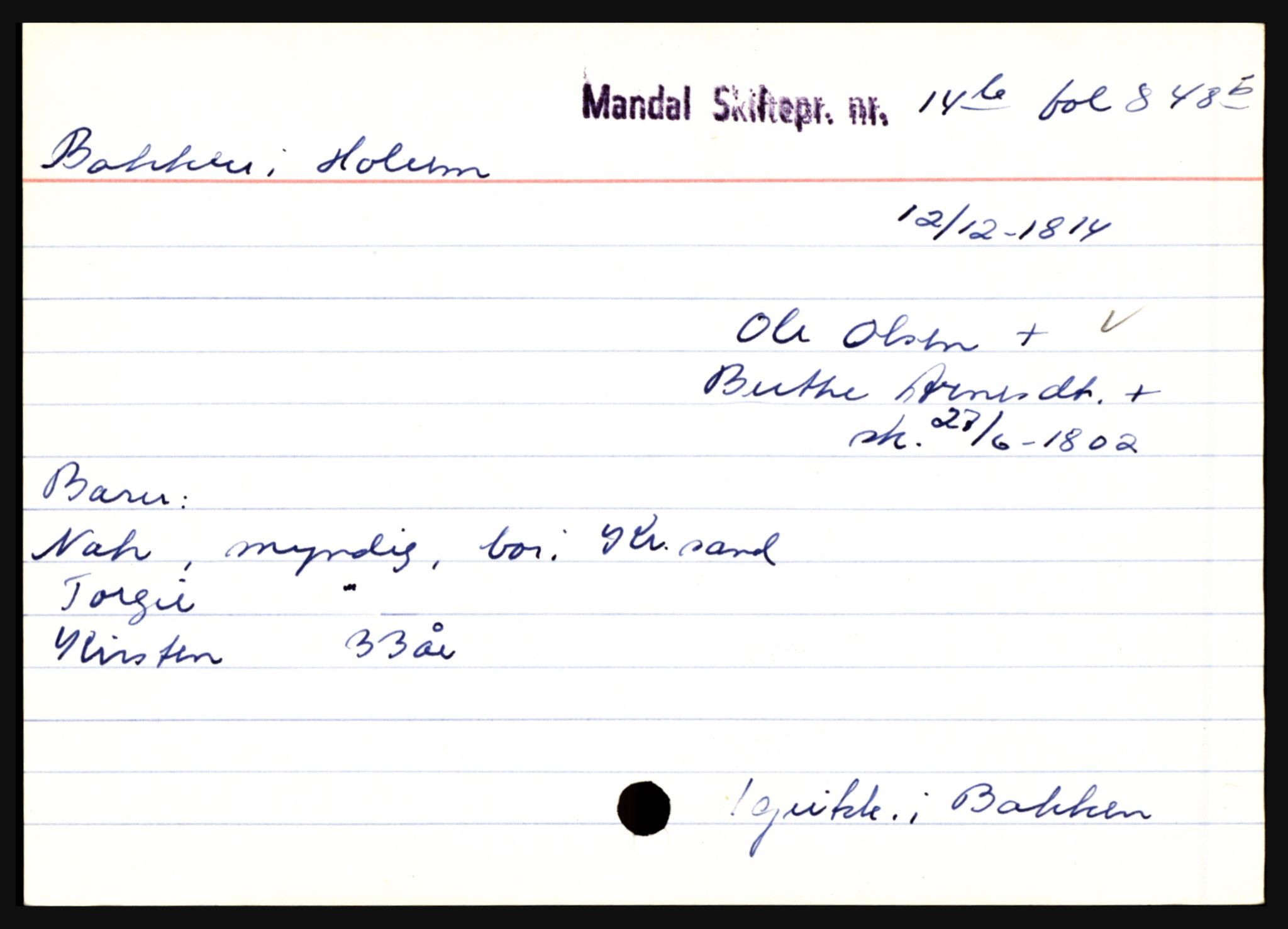 Mandal sorenskriveri, SAK/1221-0005/001/H, p. 787