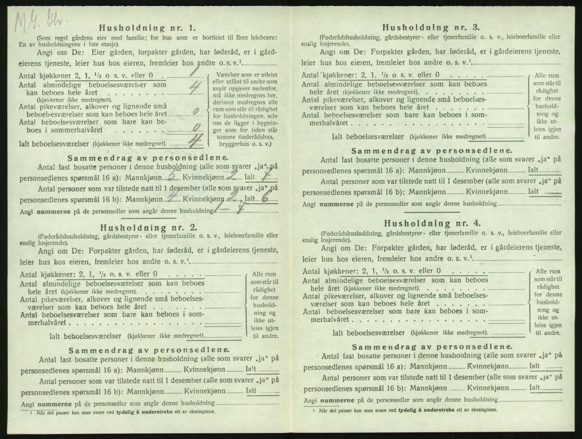 SAKO, 1920 census for Lardal, 1920, p. 720