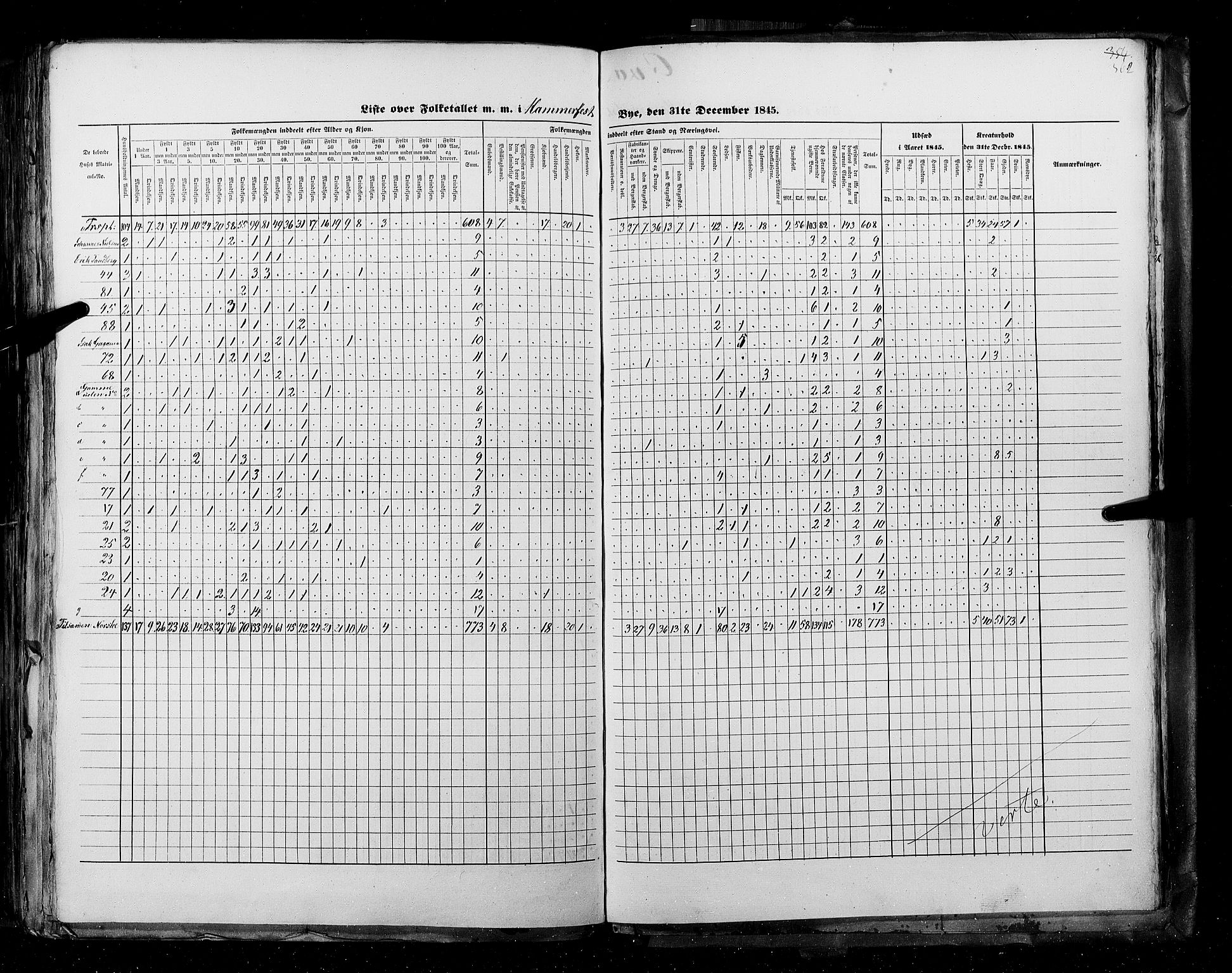 RA, Census 1845, vol. 11: Cities, 1845, p. 362