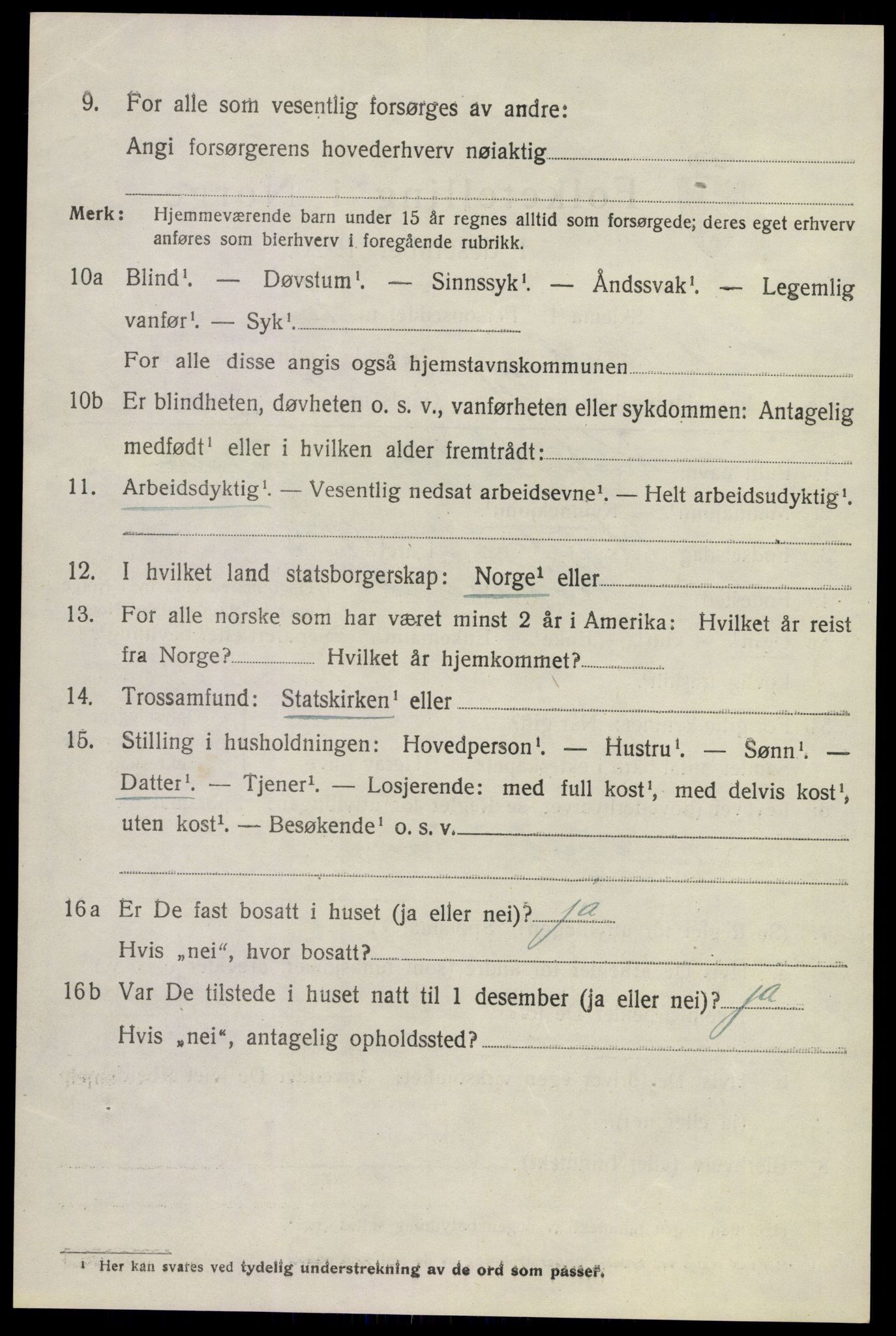 SAKO, 1920 census for Krødsherad, 1920, p. 4944