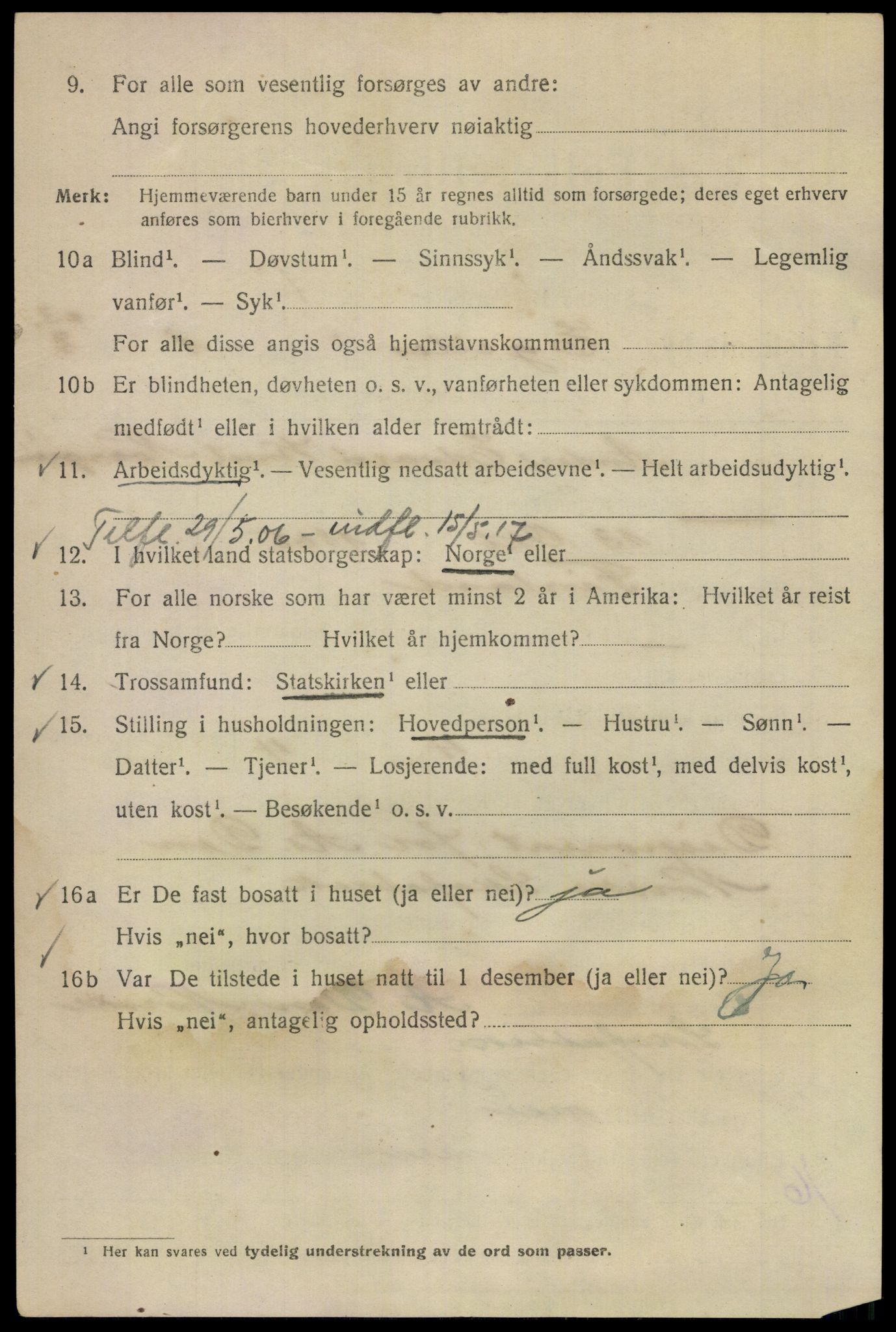 SAO, 1920 census for Kristiania, 1920, p. 209822