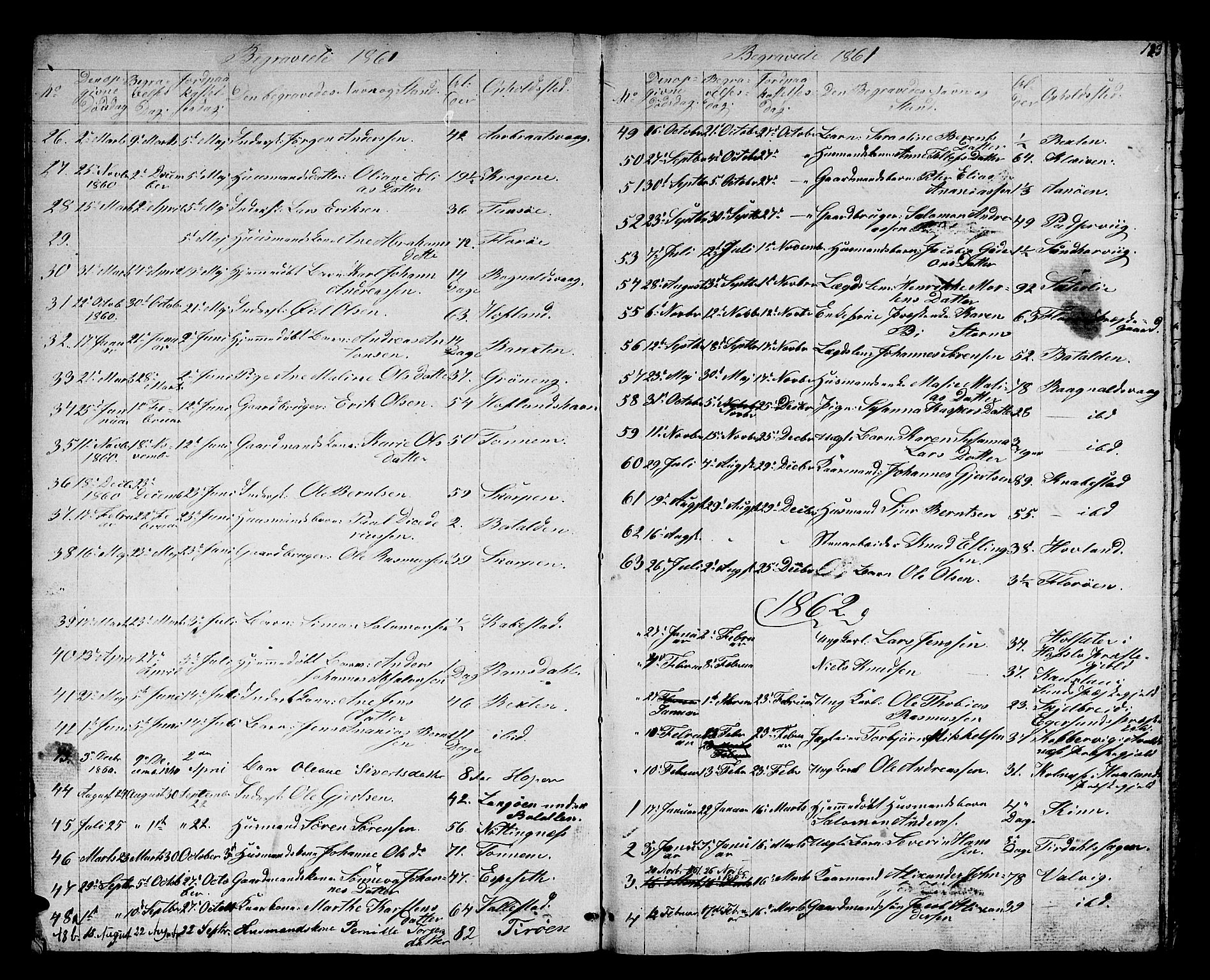 Kinn sokneprestembete, SAB/A-80801/H/Hab/Haba/L0001: Parish register (copy) no. A 1, 1853-1868, p. 123
