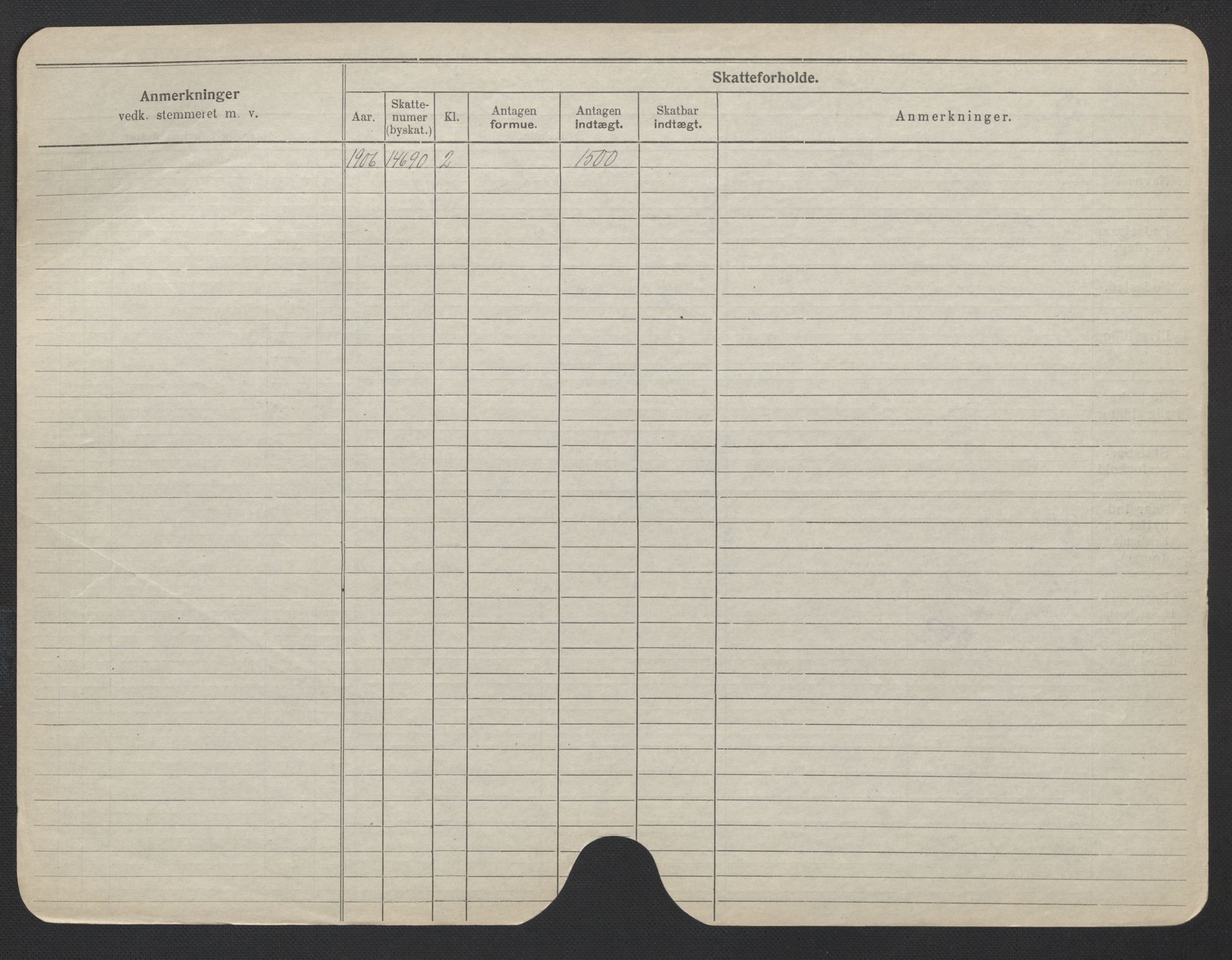 Oslo folkeregister, Registerkort, AV/SAO-A-11715/F/Fa/Fac/L0019: Kvinner, 1906-1914, p. 502b