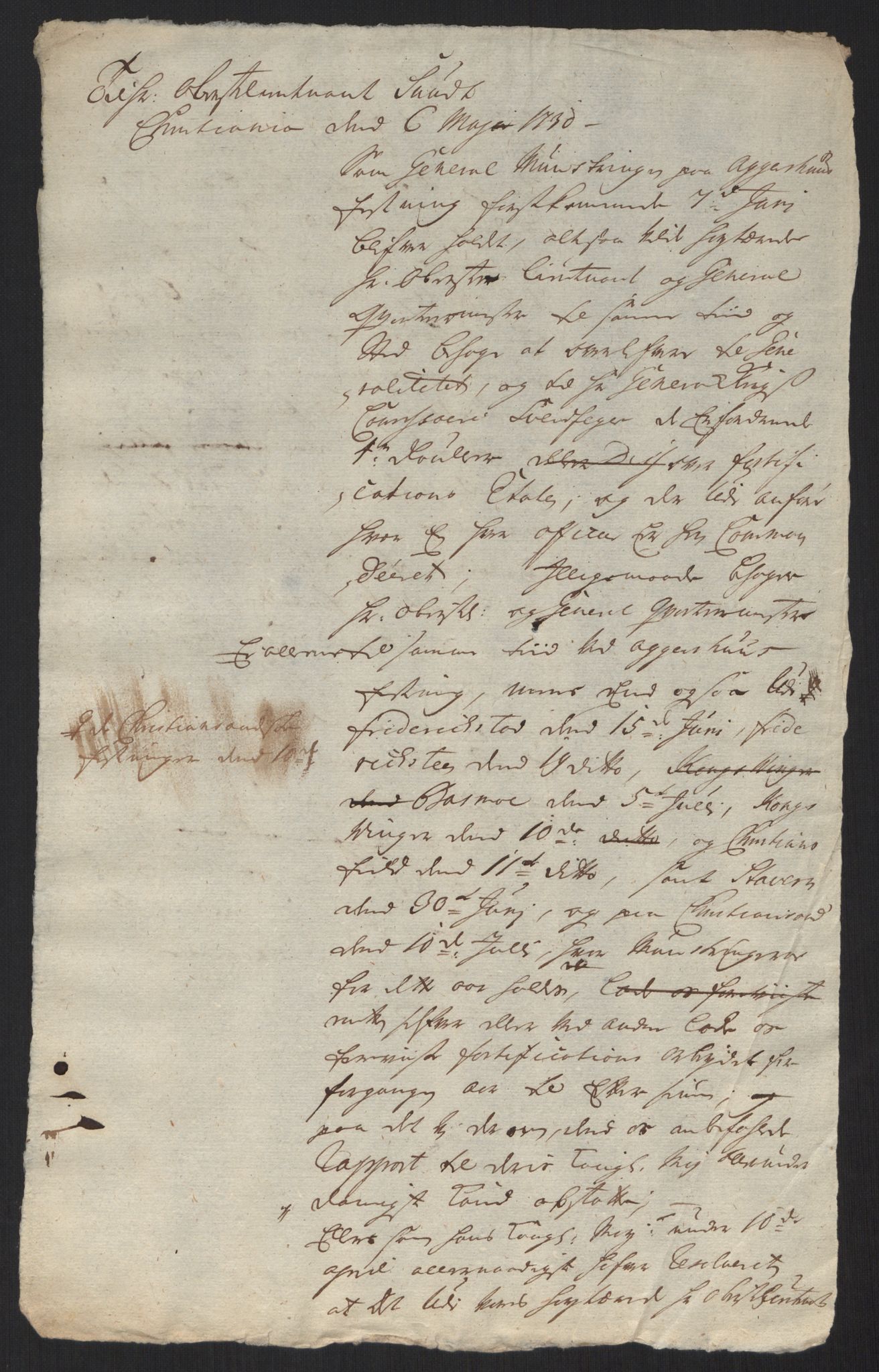 Kommanderende general (KG I) med Det norske krigsdirektorium, AV/RA-EA-5419/B/L0013: Kommanderende generals konsepter, 1730-1733, p. 45