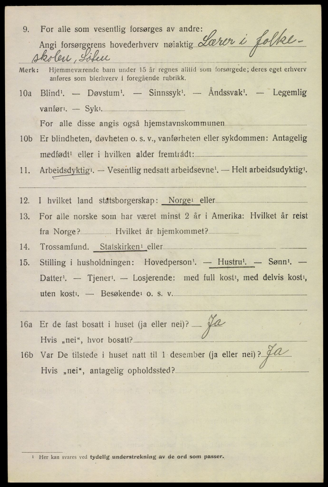 SAH, 1920 census for Løten, 1920, p. 14236