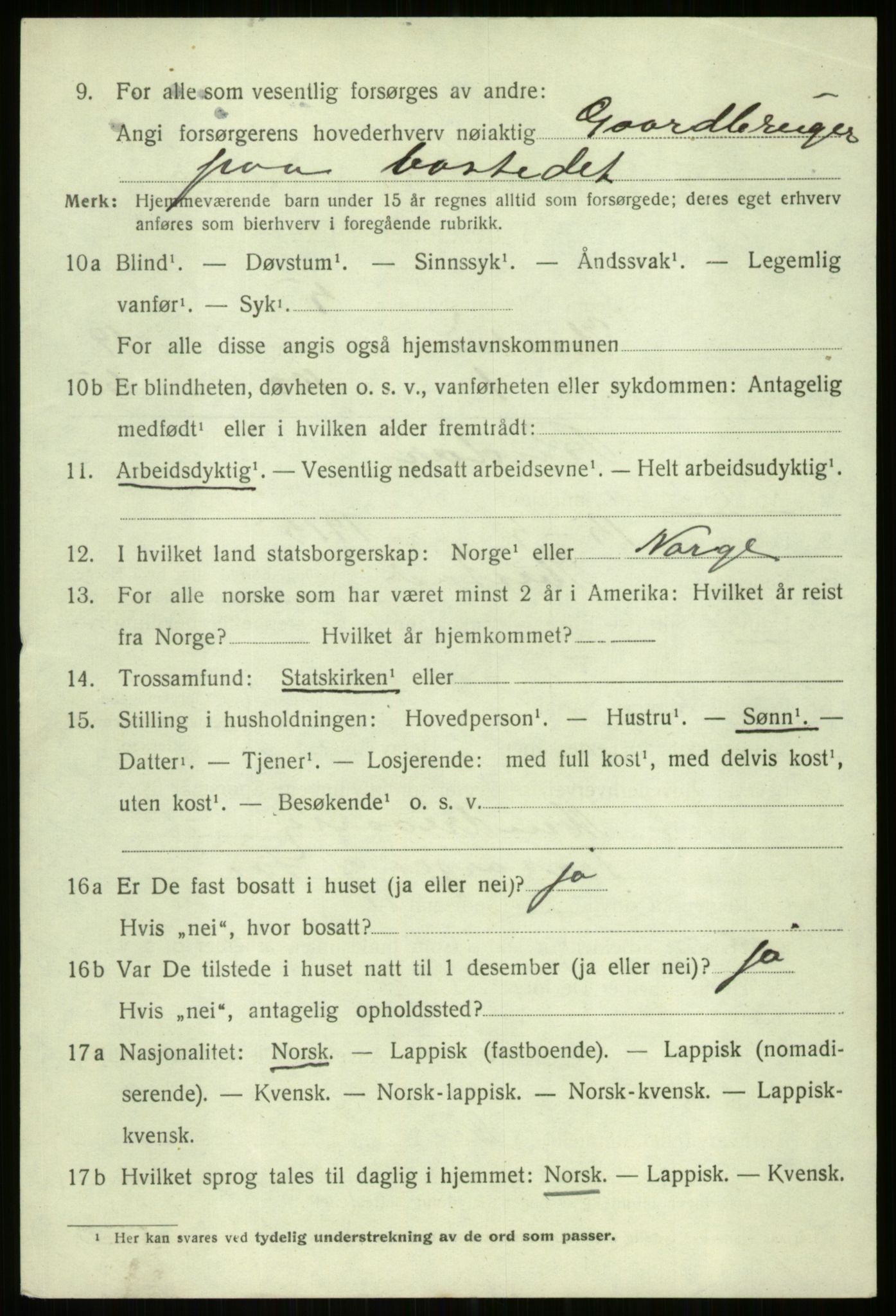 SATØ, 1920 census for Ibestad, 1920, p. 10671