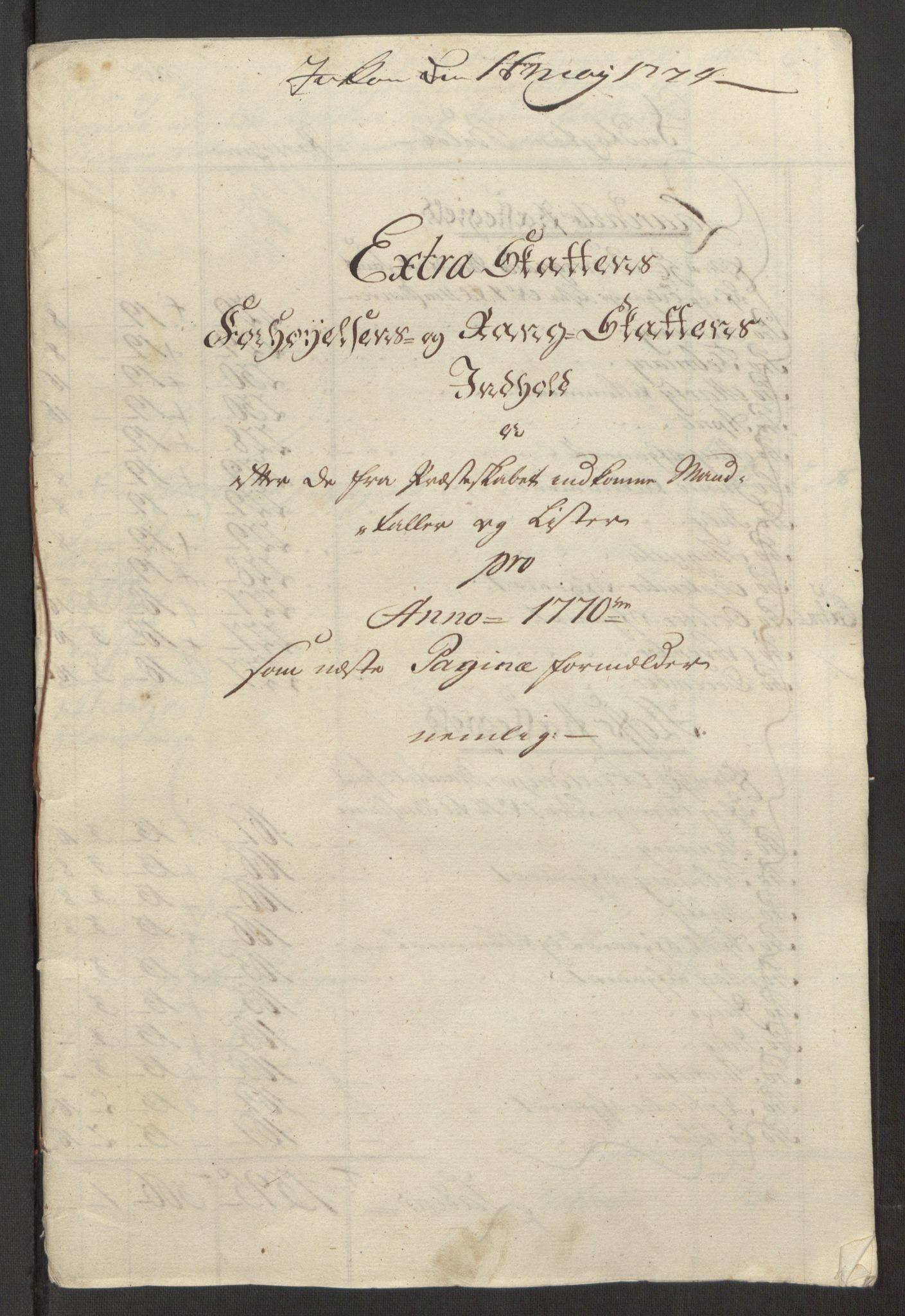 Rentekammeret inntil 1814, Reviderte regnskaper, Fogderegnskap, RA/EA-4092/R32/L1960: Ekstraskatten Jarlsberg grevskap, 1762-1772, p. 186