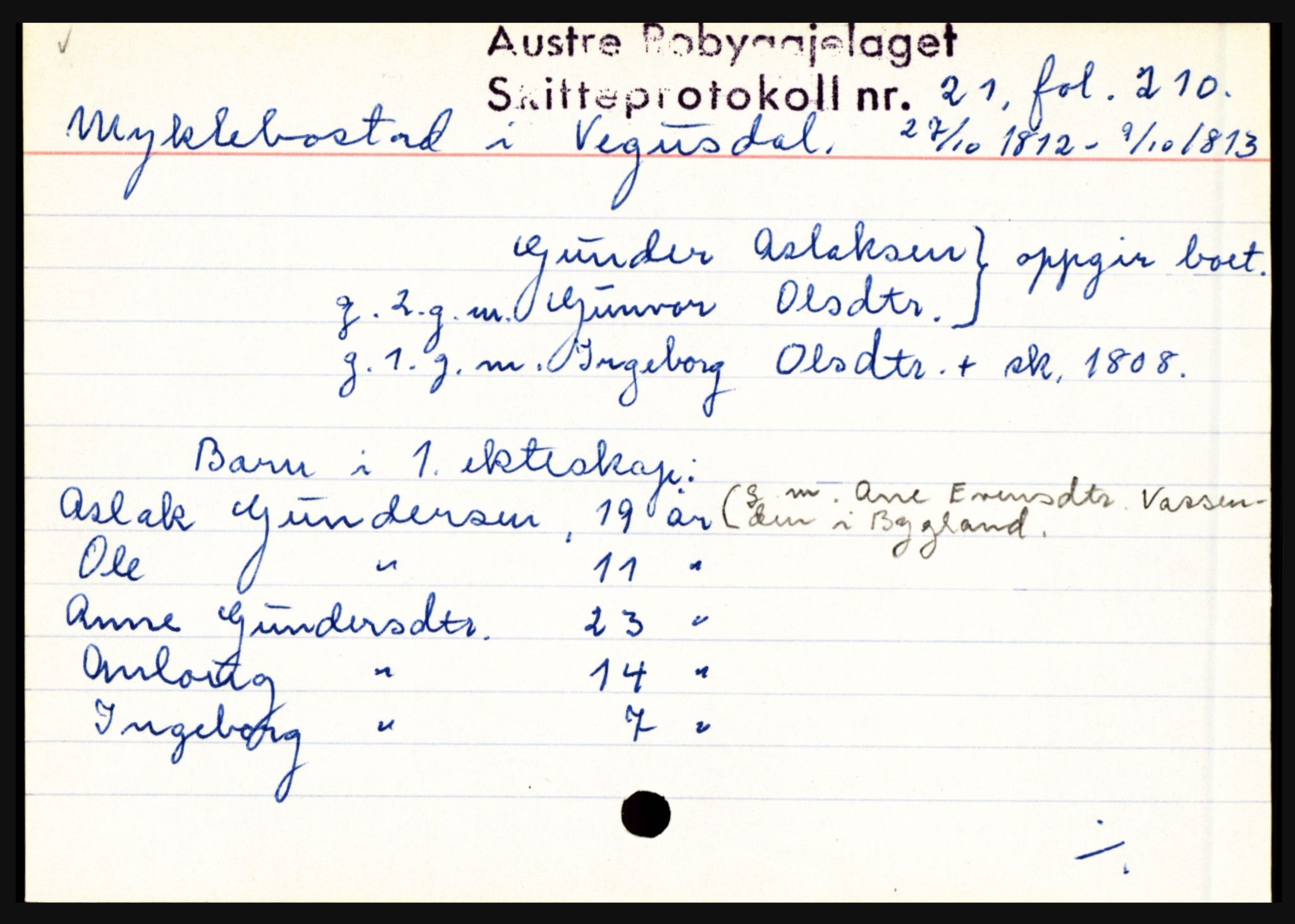 Østre Råbyggelag sorenskriveri, AV/SAK-1221-0016/H, p. 9123