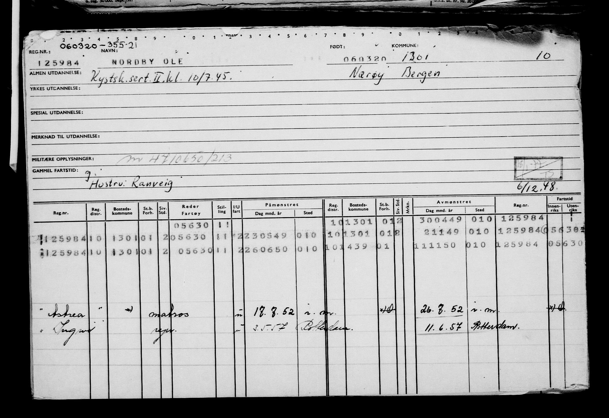 Direktoratet for sjømenn, AV/RA-S-3545/G/Gb/L0178: Hovedkort, 1920, p. 22