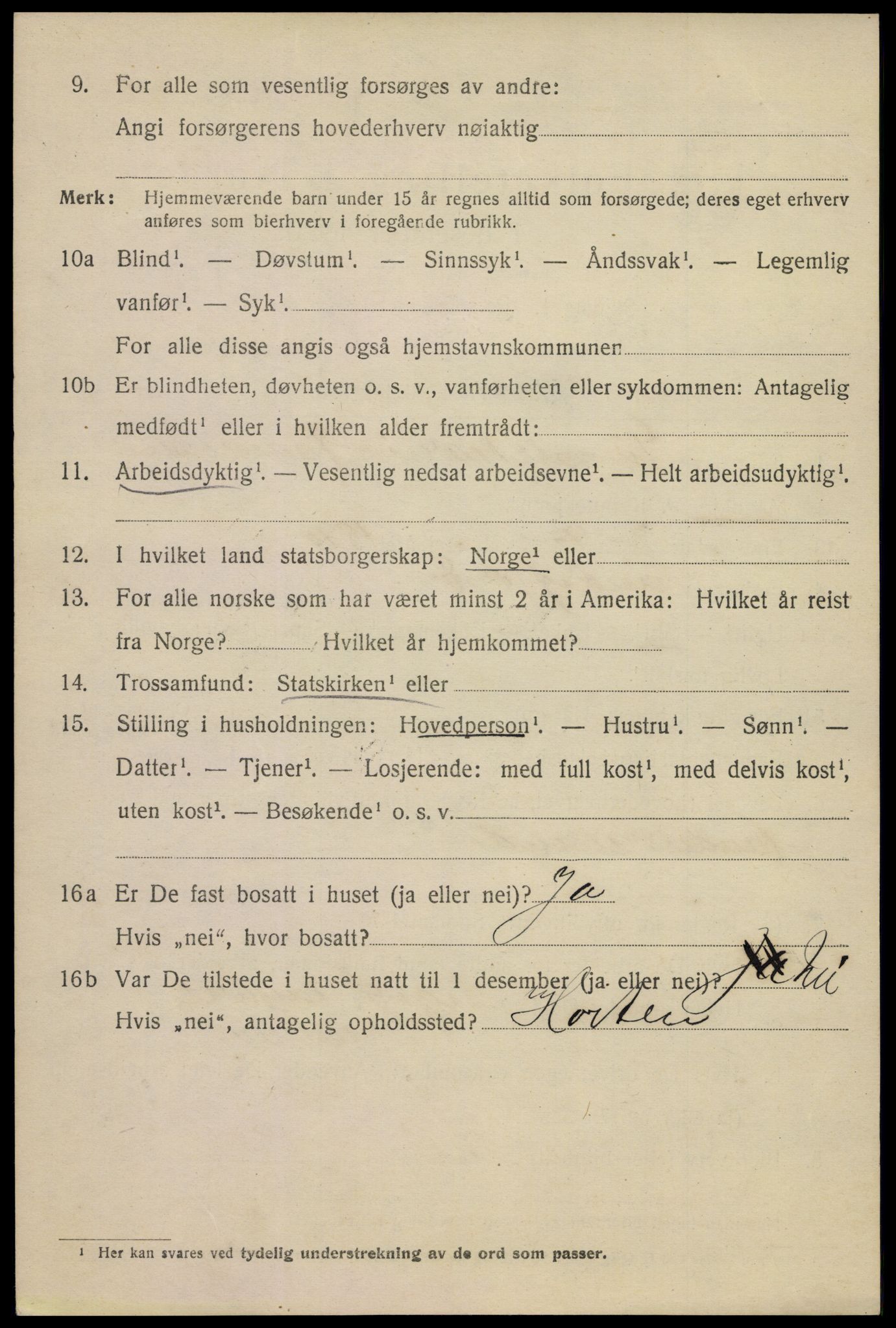 SAKO, 1920 census for Sandefjord, 1920, p. 12061