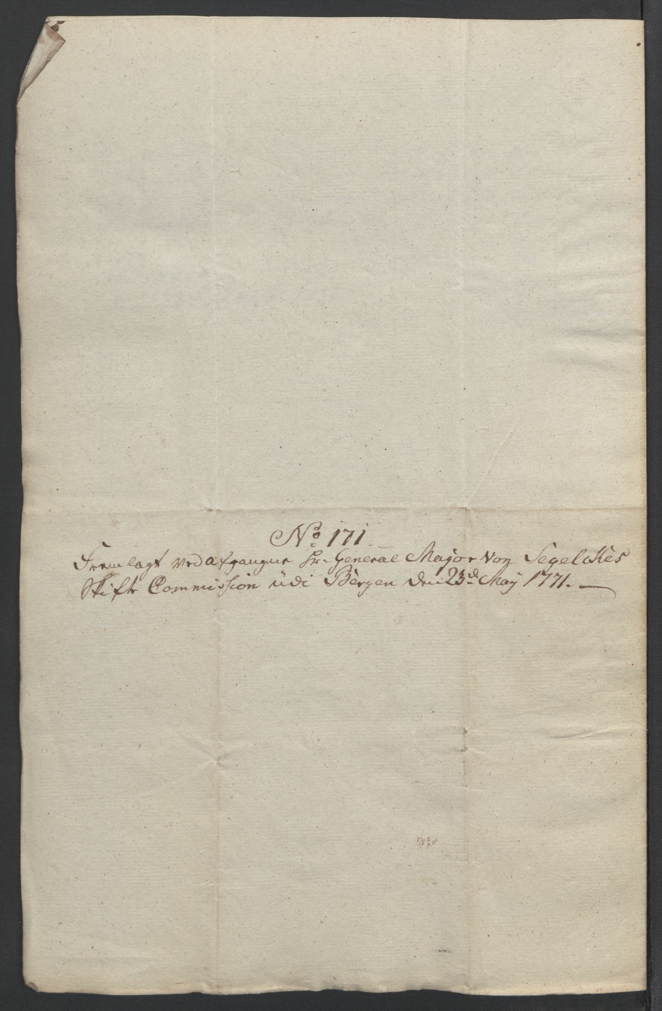 Forsvaret, Generalauditøren, AV/RA-RAFA-1772/F/Fj/Fja/L0032: --, 1750-1823, p. 526