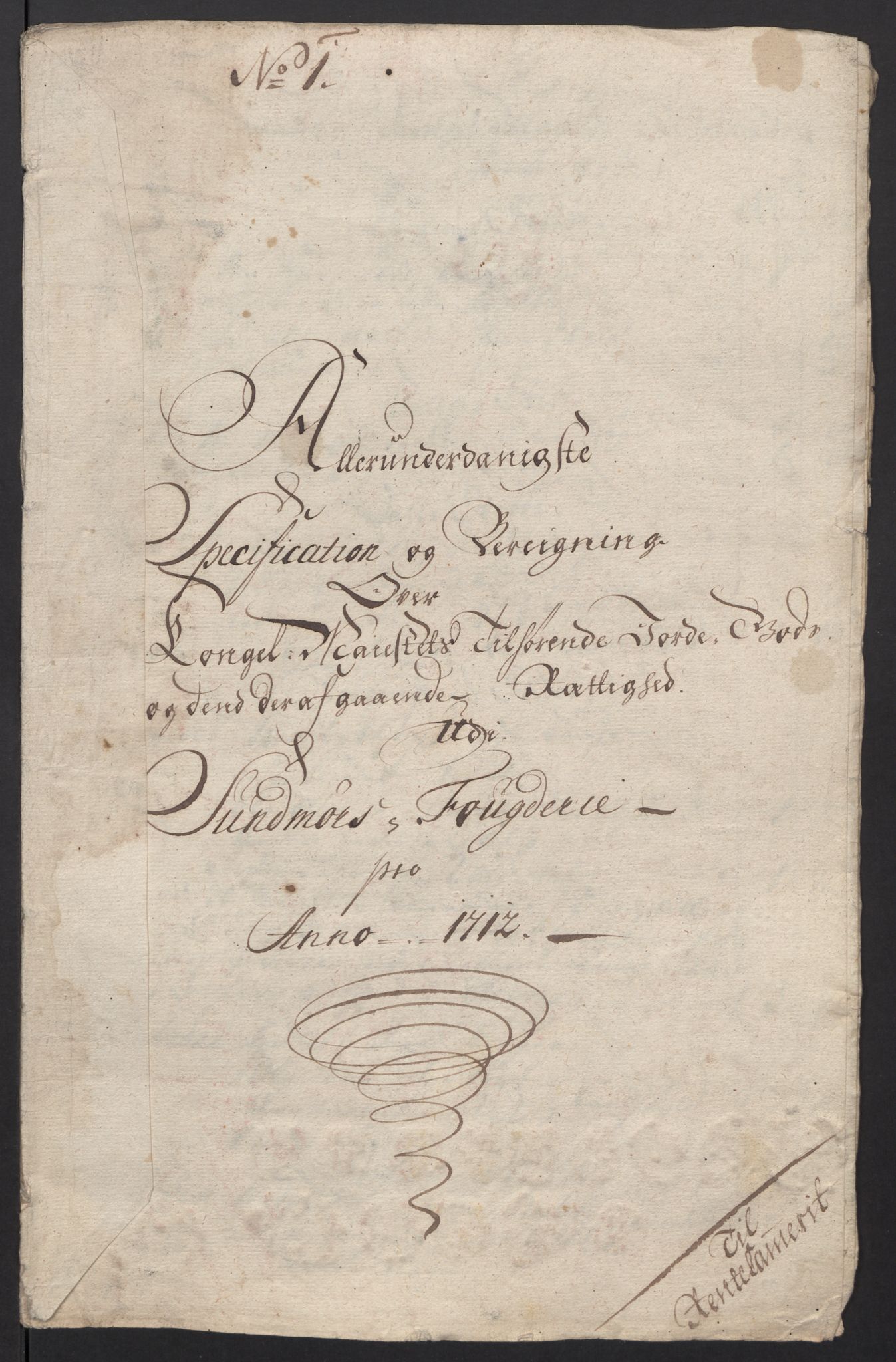 Rentekammeret inntil 1814, Reviderte regnskaper, Fogderegnskap, RA/EA-4092/R54/L3565: Fogderegnskap Sunnmøre, 1712-1713, p. 109