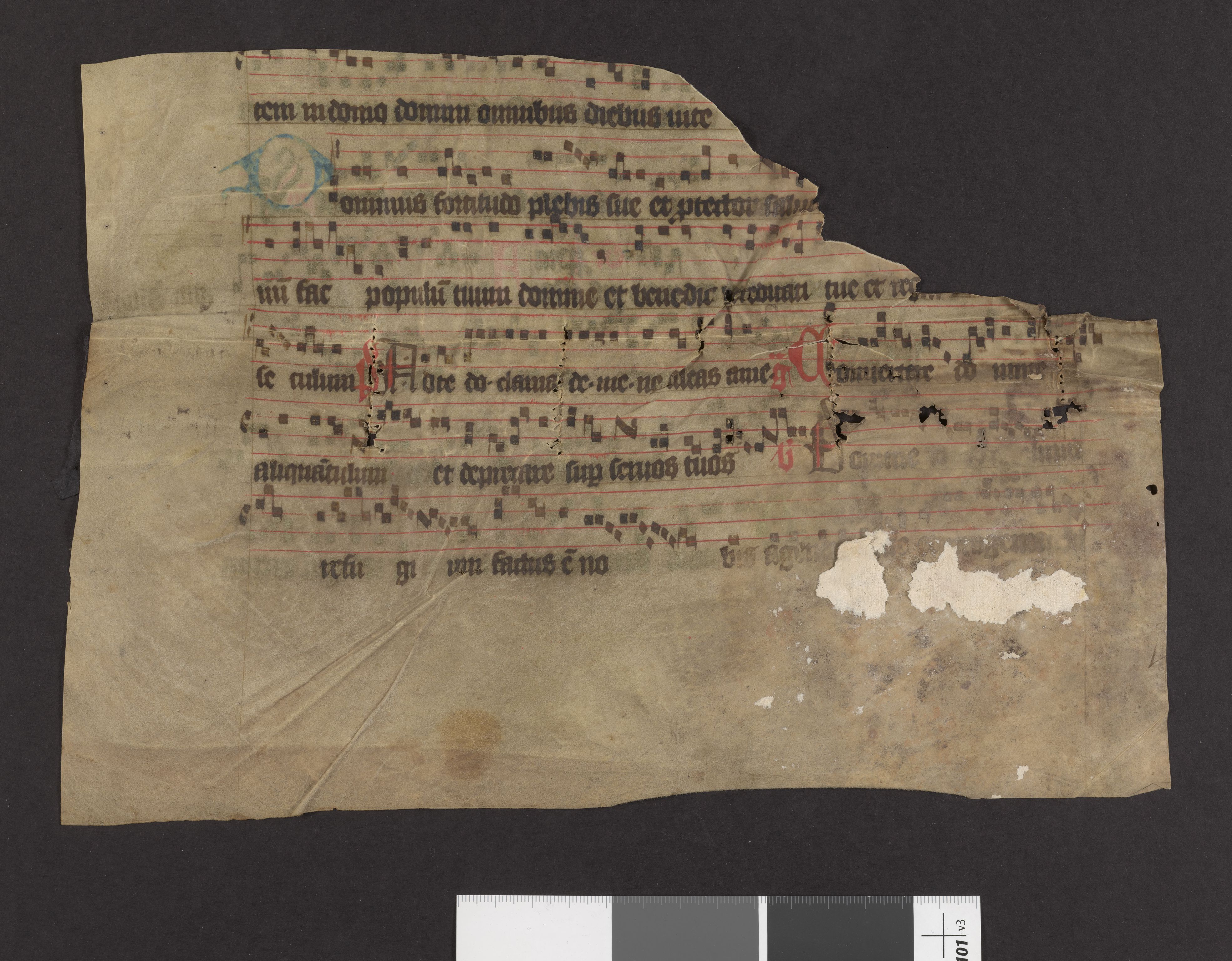 Riksarkivets diplomsamling, RA/EA-5965/F27/F27A/F27Ab/L0002: Latinske fragmenter stort format, 1100-1536, p. 52