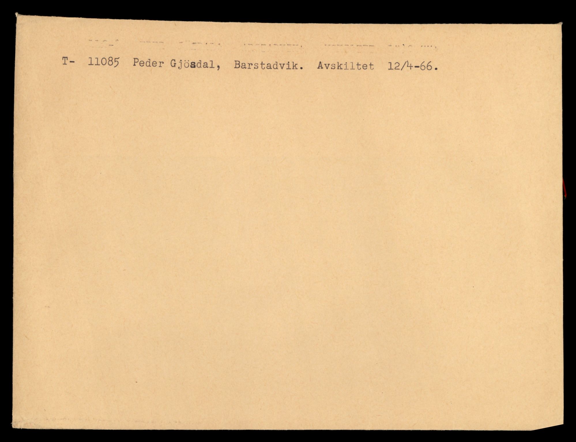 Møre og Romsdal vegkontor - Ålesund trafikkstasjon, AV/SAT-A-4099/F/Fe/L0026: Registreringskort for kjøretøy T 11046 - T 11160, 1927-1998, p. 1147