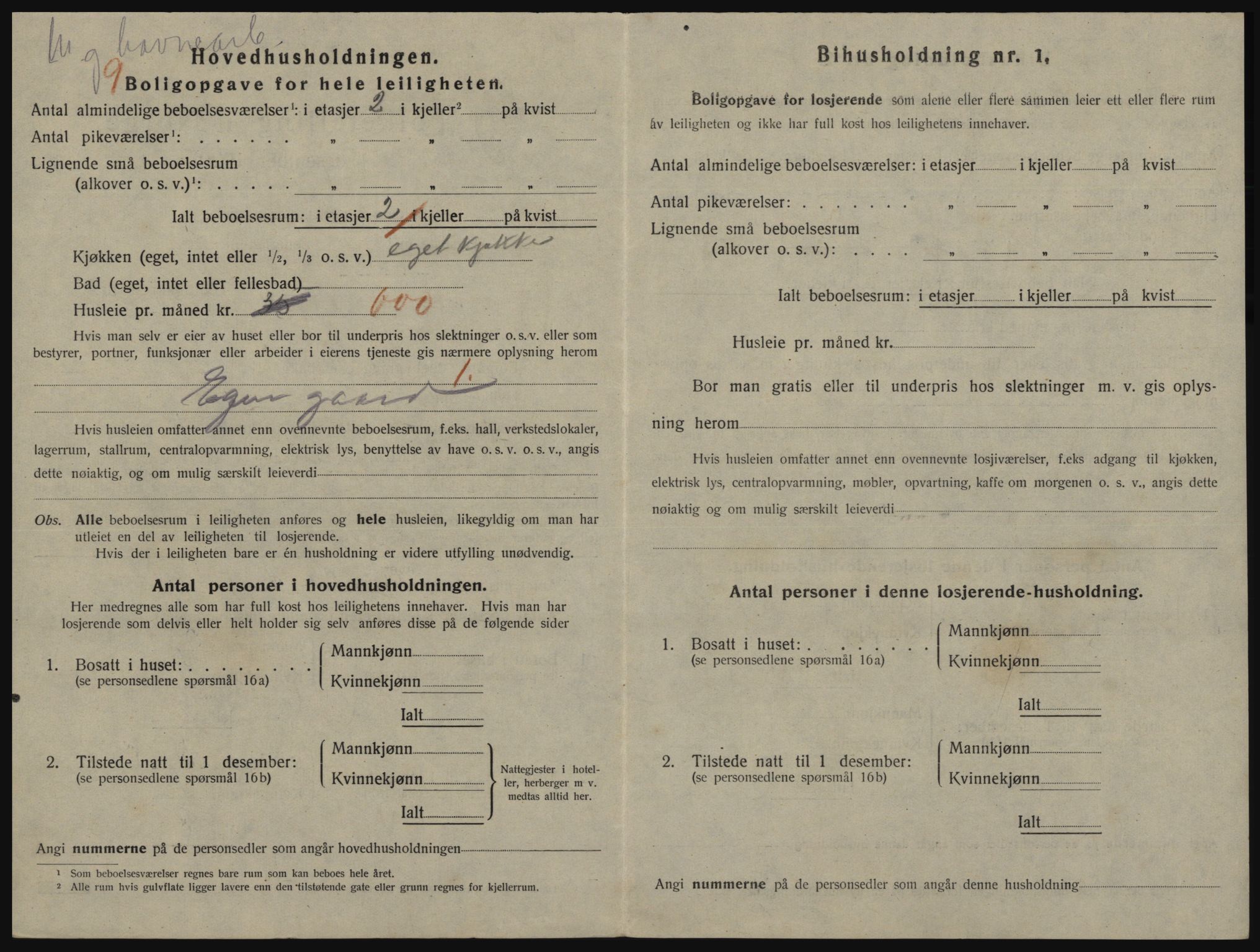 SATØ, 1920 census for Vardø, 1920, p. 1036