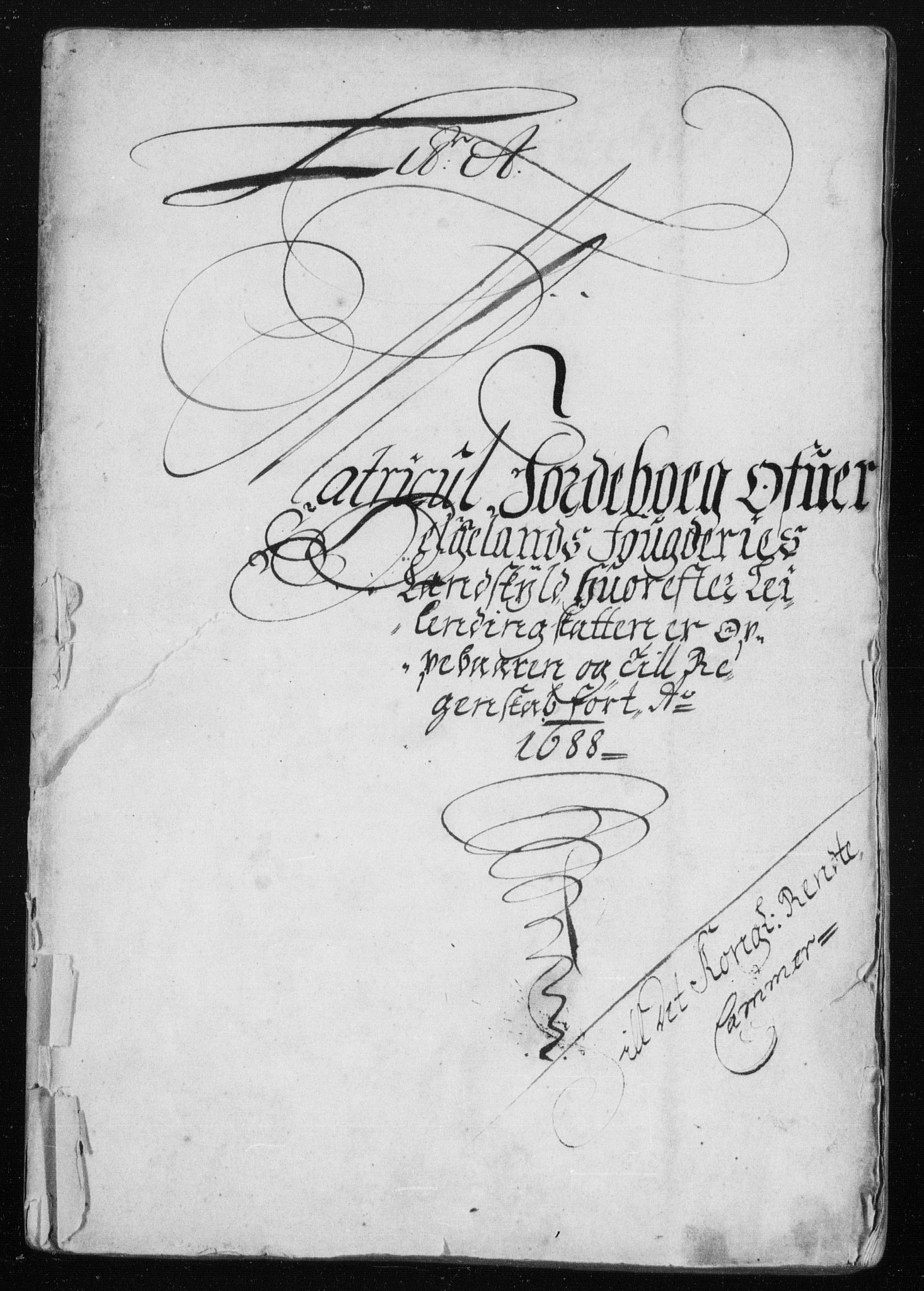 Rentekammeret inntil 1814, Reviderte regnskaper, Stiftamtstueregnskaper, Trondheim stiftamt og Nordland amt, AV/RA-EA-6044/R/Rh/L0011: Nordland amt, 1688