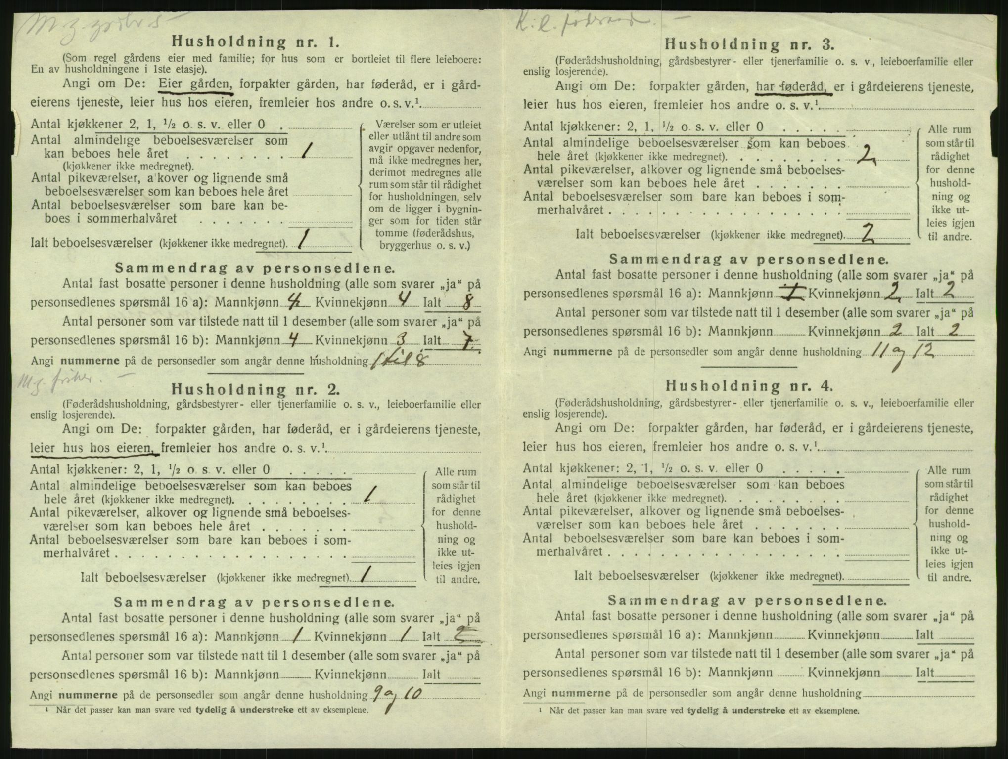 SAT, 1920 census for Hemnes, 1920, p. 797