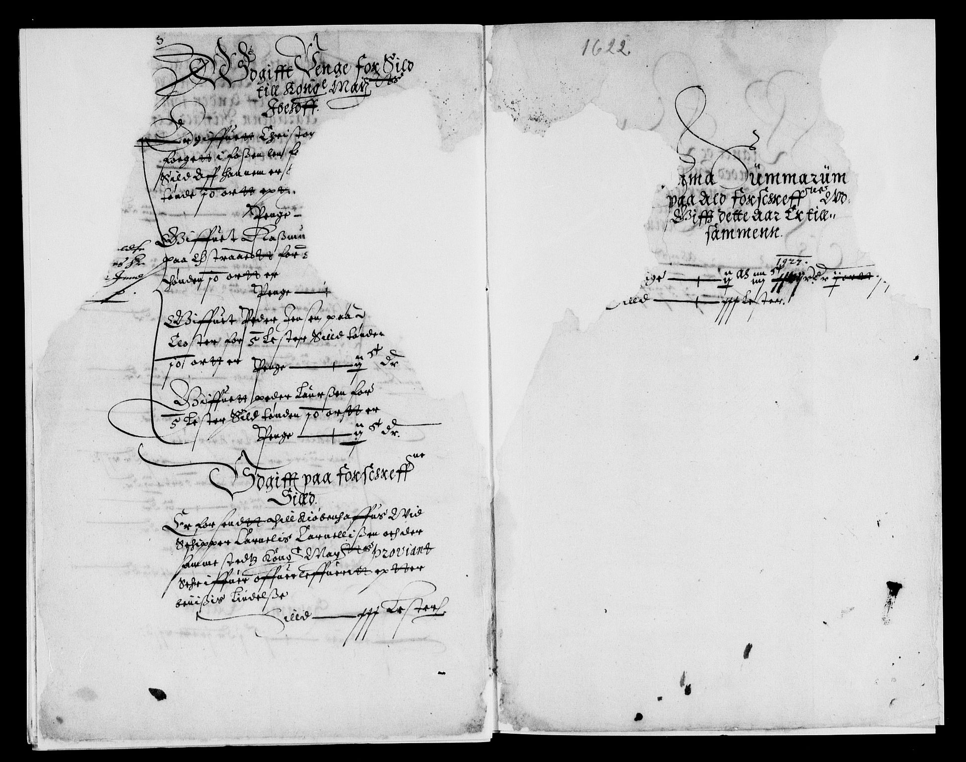 Rentekammeret inntil 1814, Reviderte regnskaper, Lensregnskaper, AV/RA-EA-5023/R/Rb/Rbw/L0021: Trondheim len, 1620-1622