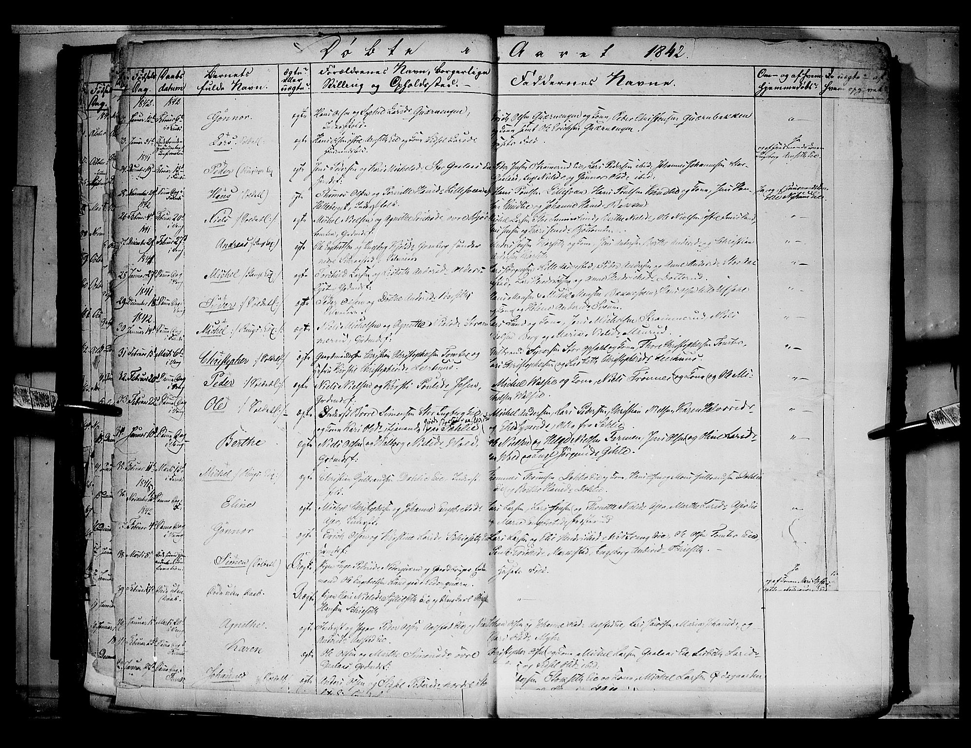 Vang prestekontor, Hedmark, SAH/PREST-008/H/Ha/Haa/L0010: Parish register (official) no. 10, 1841-1855