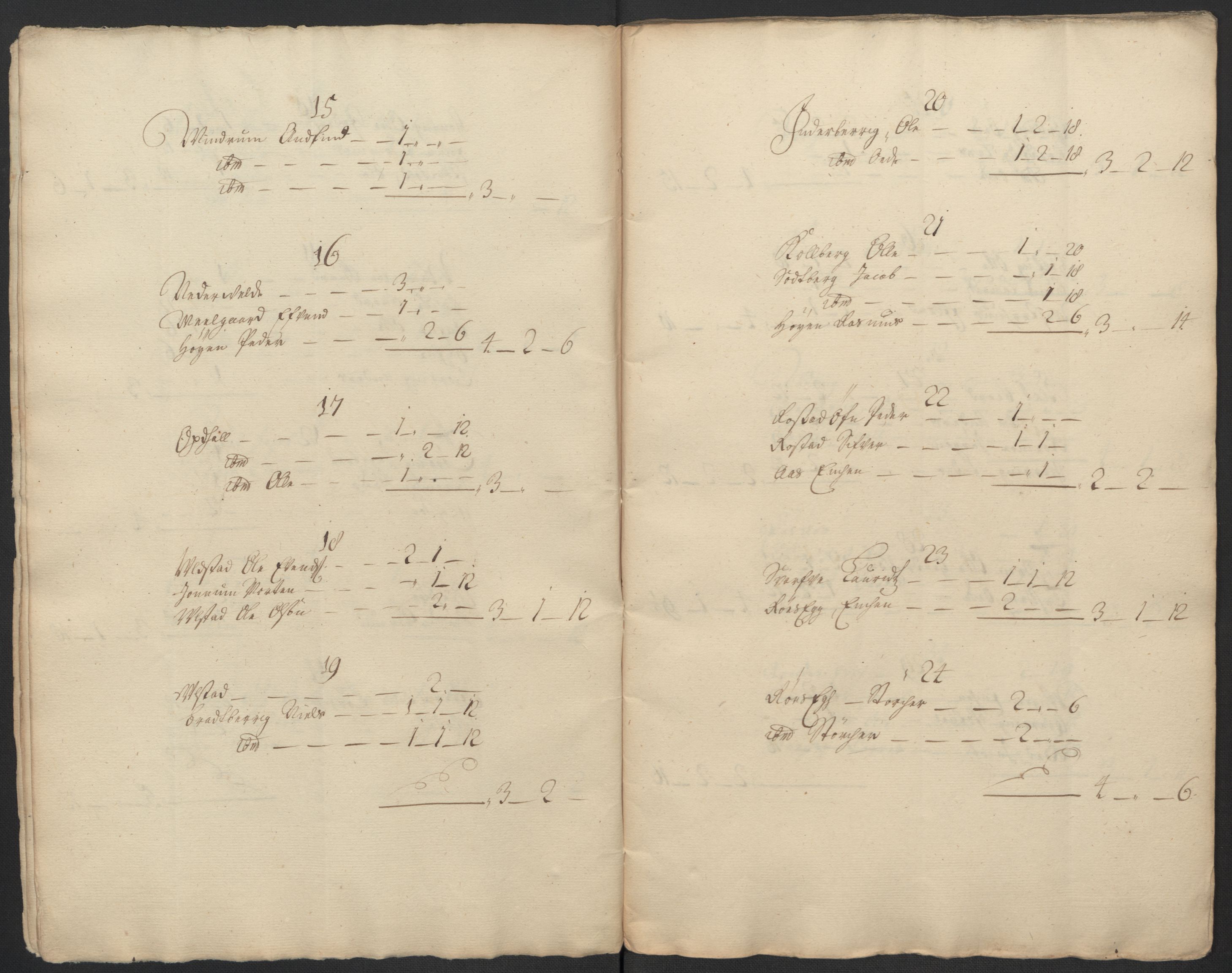 Rentekammeret inntil 1814, Reviderte regnskaper, Fogderegnskap, RA/EA-4092/R63/L4311: Fogderegnskap Inderøy, 1700, p. 20