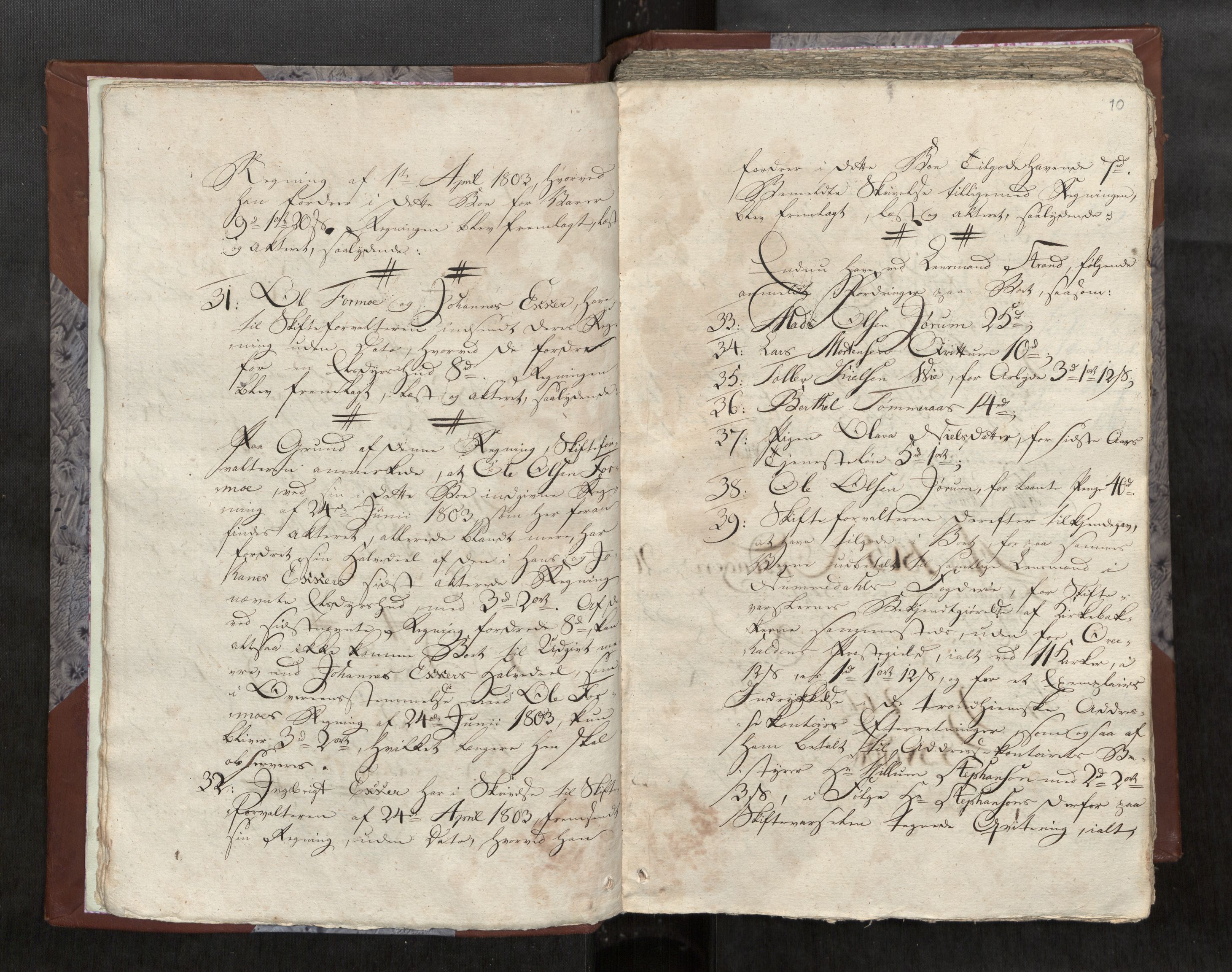 Namdal sorenskriveri, AV/SAT-A-4133/1/3/3A/L0033: Skifteprotokoll nr. 23, 1805, p. 10