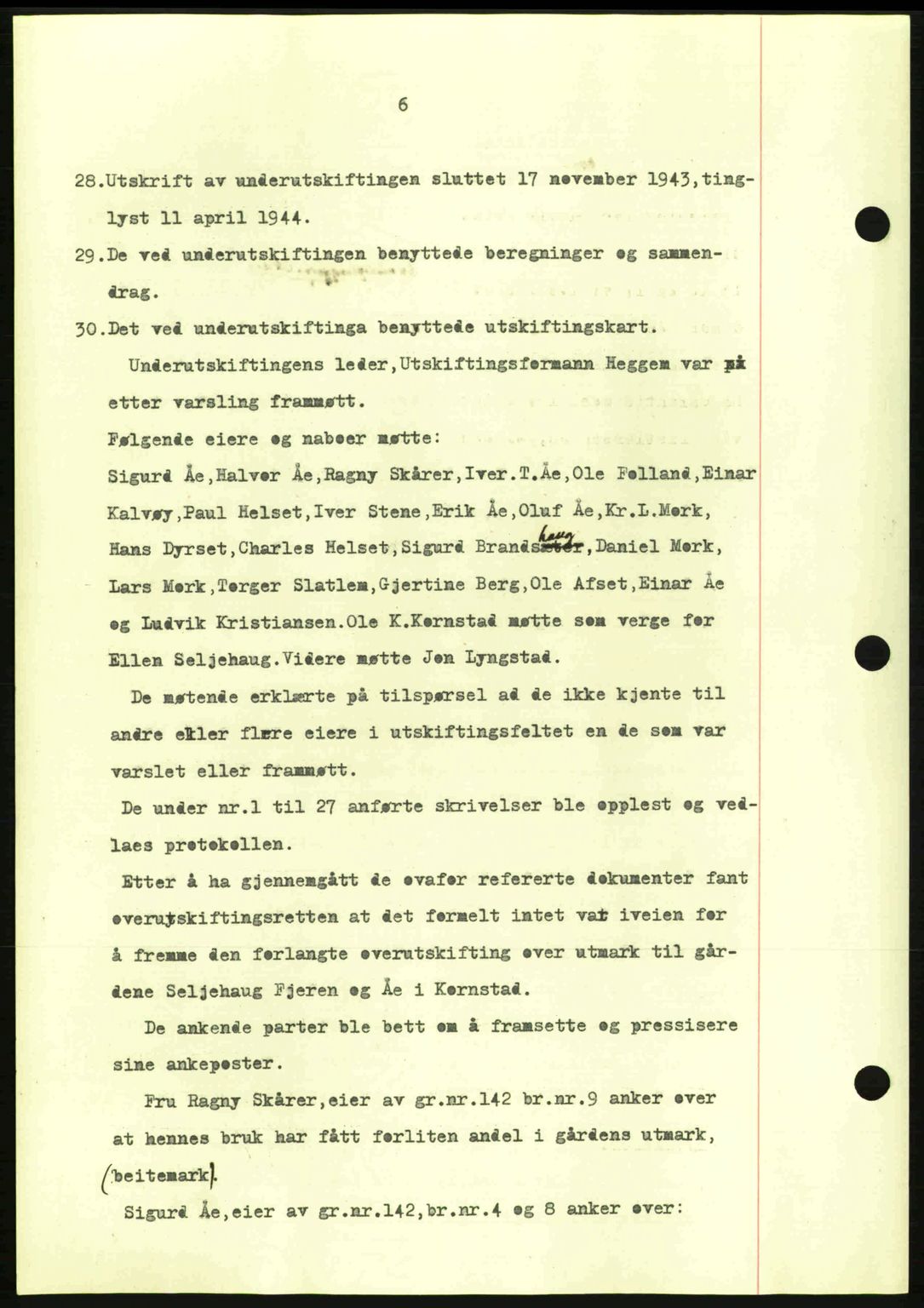 Nordmøre sorenskriveri, AV/SAT-A-4132/1/2/2Ca: Mortgage book no. A100a, 1945-1945, Diary no: : 1498/1945