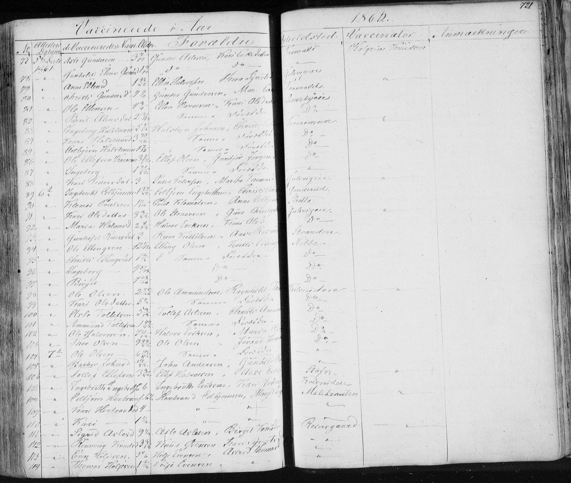 Nes kirkebøker, AV/SAKO-A-236/F/Fa/L0009: Parish register (official) no. 9, 1834-1863, p. 721