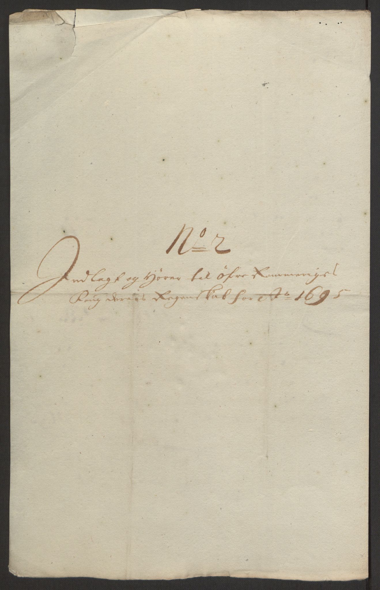 Rentekammeret inntil 1814, Reviderte regnskaper, Fogderegnskap, AV/RA-EA-4092/R12/L0707: Fogderegnskap Øvre Romerike, 1695, p. 262