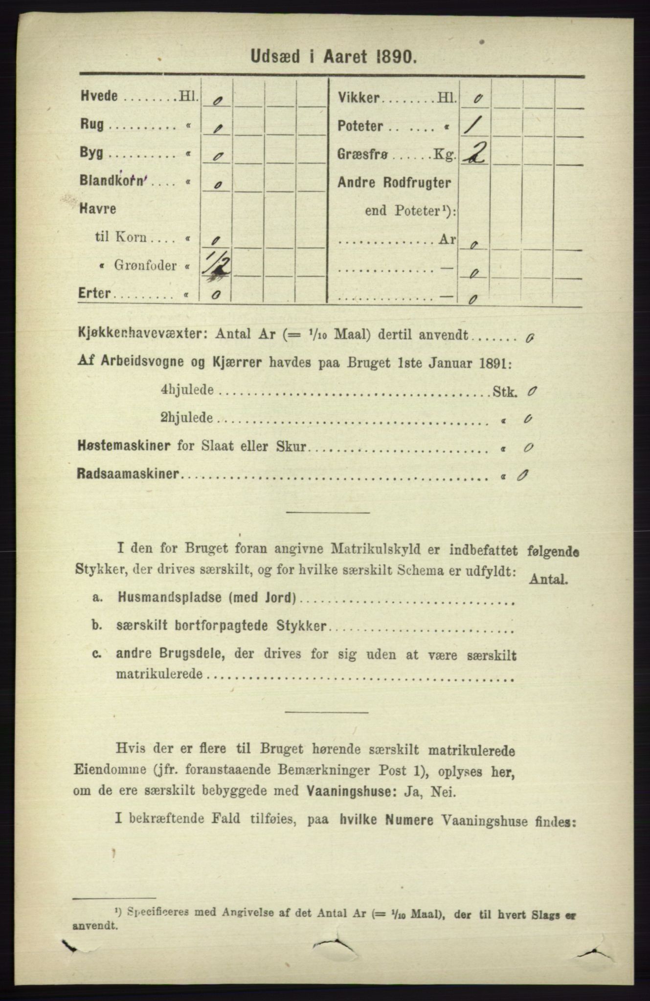 RA, 1891 census for 1230 Ullensvang, 1891, p. 8014