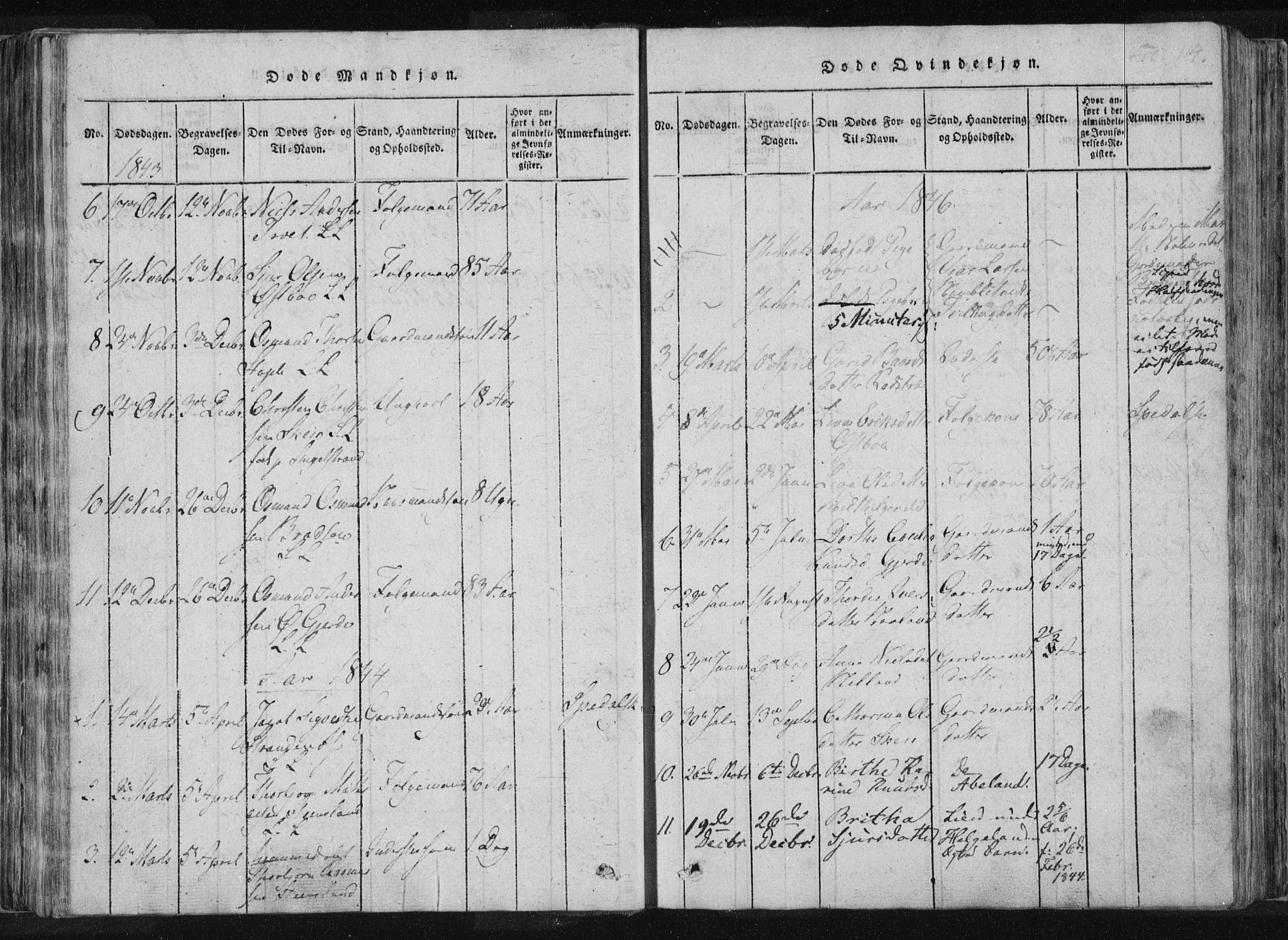 Vikedal sokneprestkontor, AV/SAST-A-101840/01/IV: Parish register (official) no. A 4, 1816-1850, p. 114