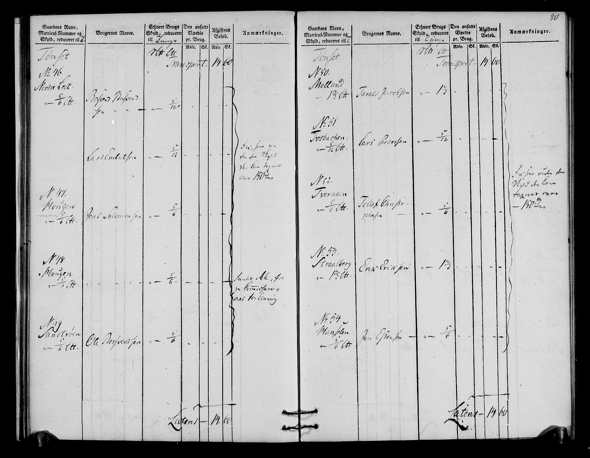 Rentekammeret inntil 1814, Realistisk ordnet avdeling, AV/RA-EA-4070/N/Ne/Nea/L0030: Østerdal fogderi. Oppebørselsregister, 1803-1804, p. 83