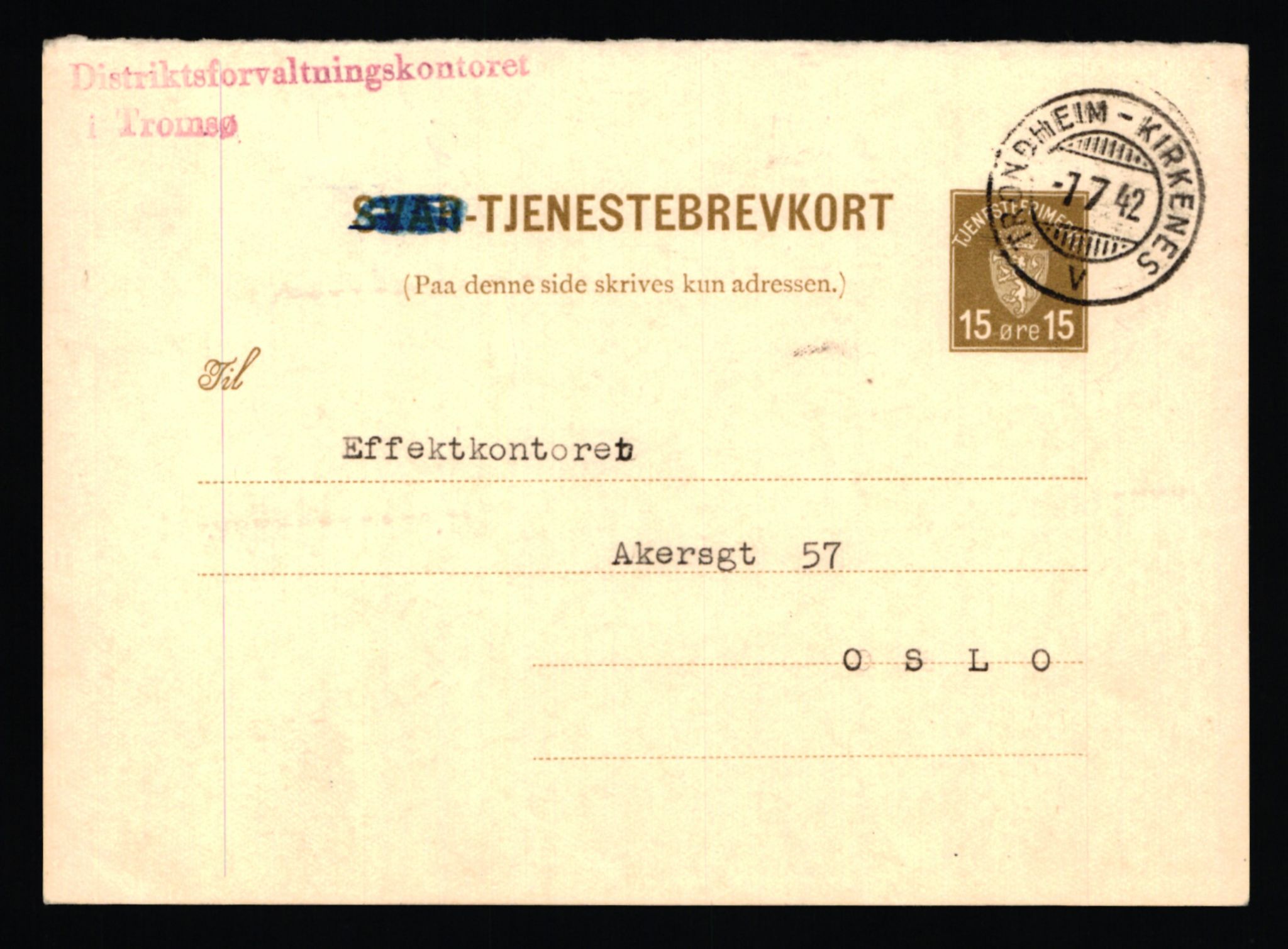 Justisdepartementet, Oppgjørsavdelingen, AV/RA-S-1056/G/Gb/L0095: Spesiallister m.v., 1940-1943, p. 997