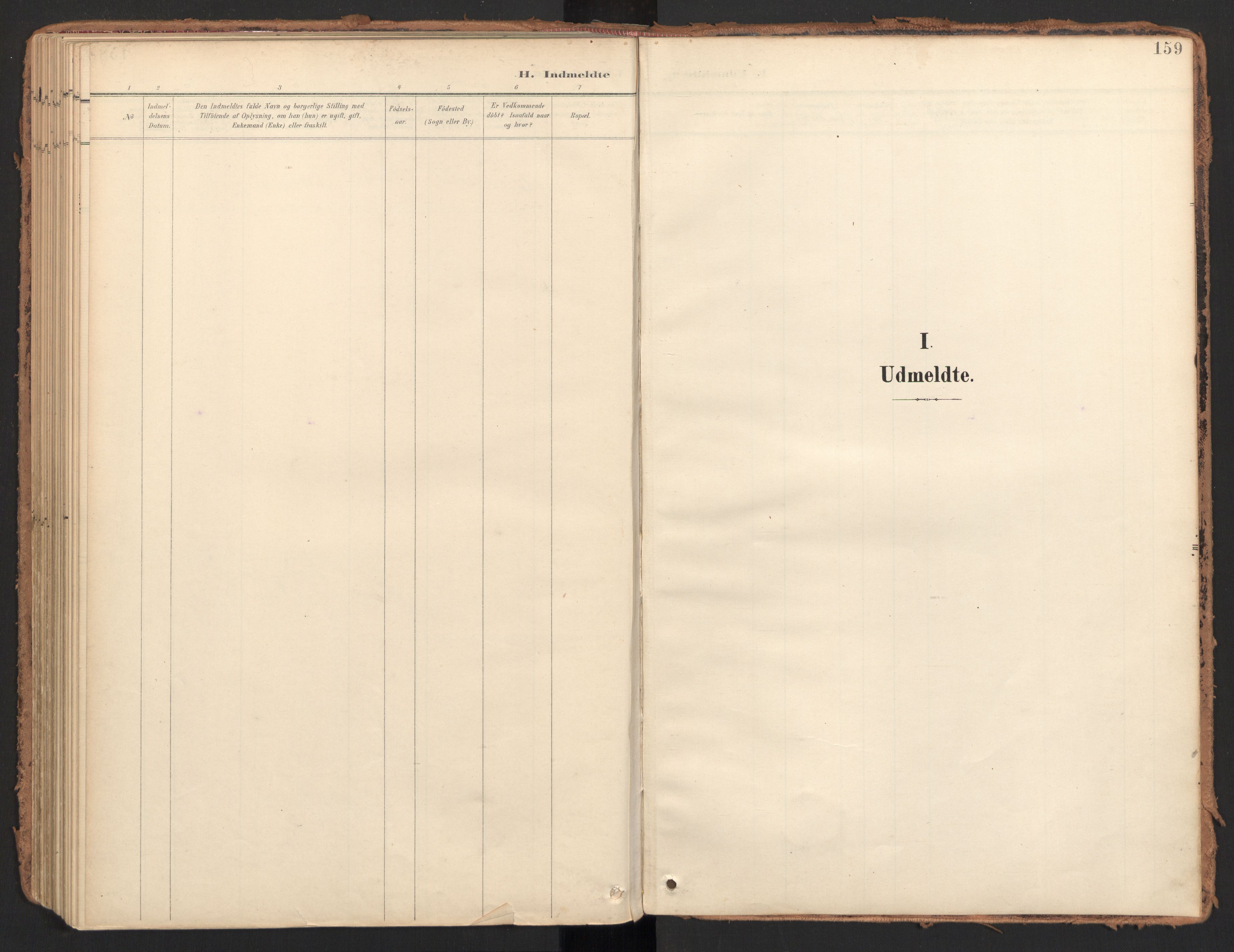 Ministerialprotokoller, klokkerbøker og fødselsregistre - Møre og Romsdal, SAT/A-1454/596/L1057: Parish register (official) no. 596A02, 1900-1917, p. 159