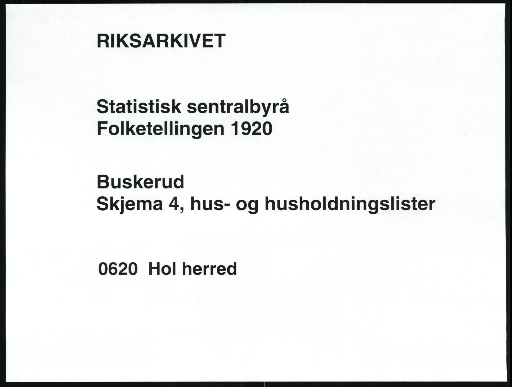 SAKO, 1920 census for Hol (Buskerud), 1920, p. 42