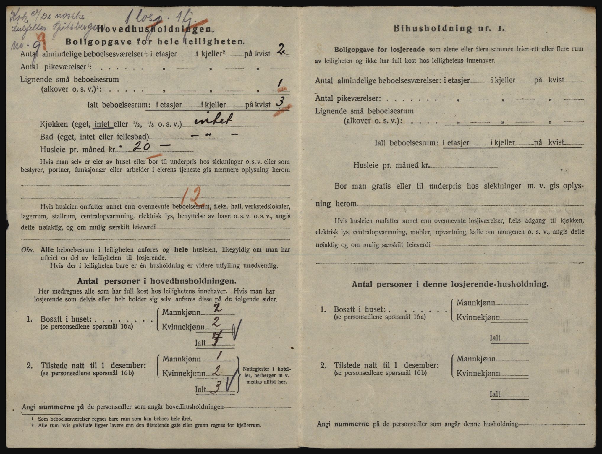 SATØ, 1920 census for Tromsø, 1920, p. 3110