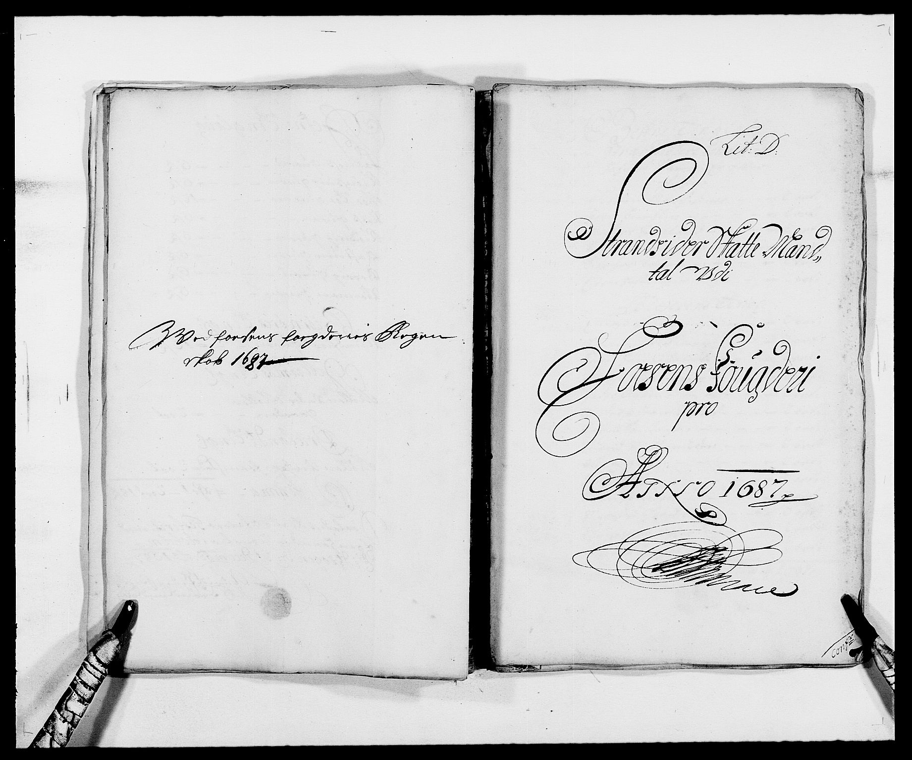 Rentekammeret inntil 1814, Reviderte regnskaper, Fogderegnskap, RA/EA-4092/R57/L3845: Fogderegnskap Fosen, 1687, p. 31