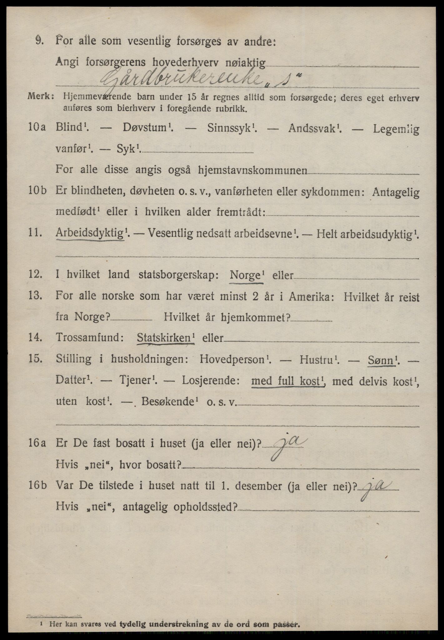 SAT, 1920 census for Surnadal, 1920, p. 6374