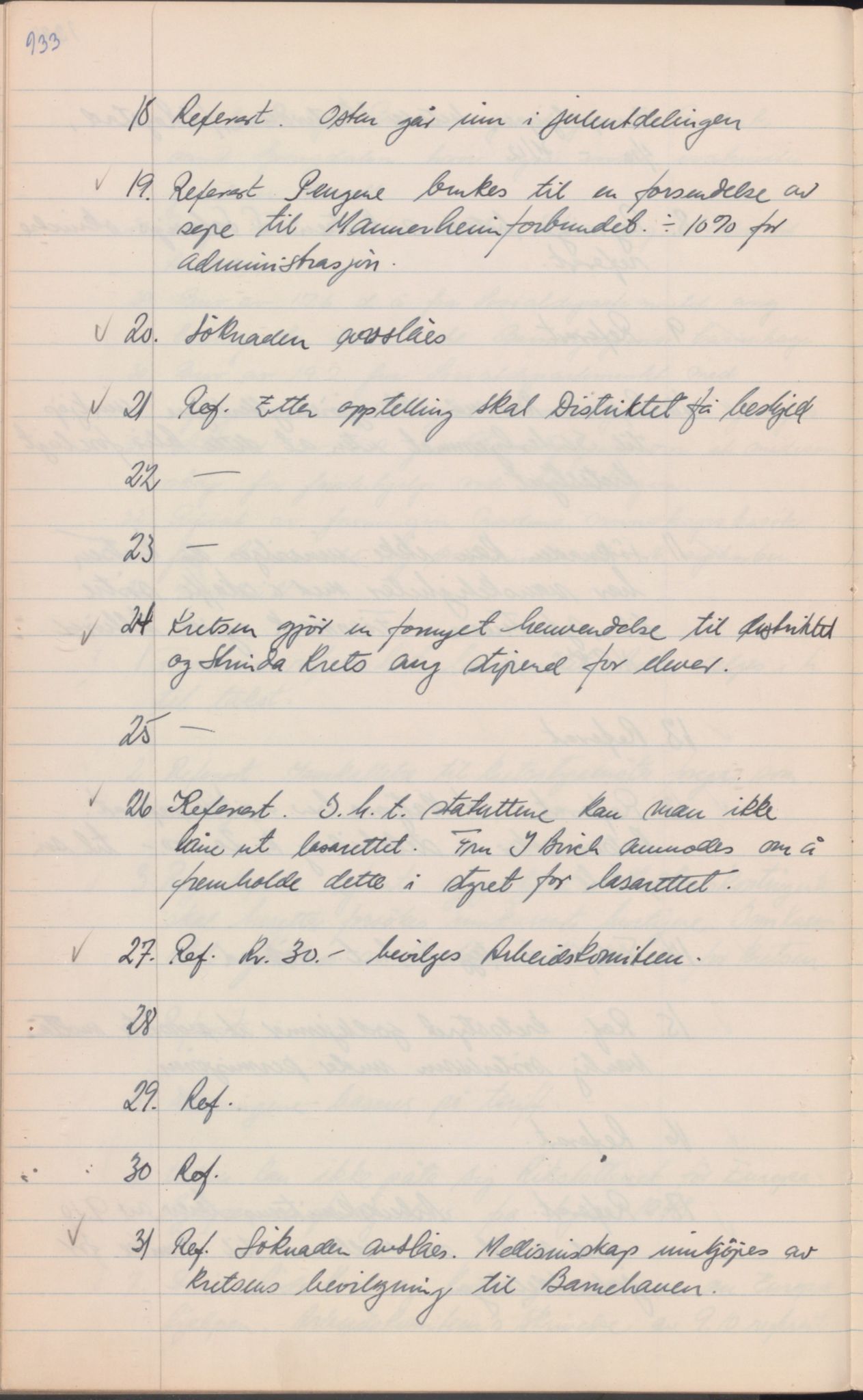 Trondheim Røde Kors, TRKO/PA-1204/A/Aa/L0003: Møtebok, 1942-1952, p. 136