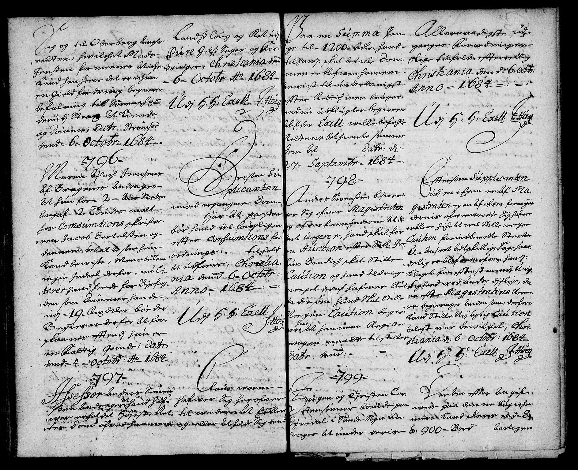 Stattholderembetet 1572-1771, AV/RA-EA-2870/Ae/L0001: Supplikasjons- og resolusjonsprotokoll, 1683-1684