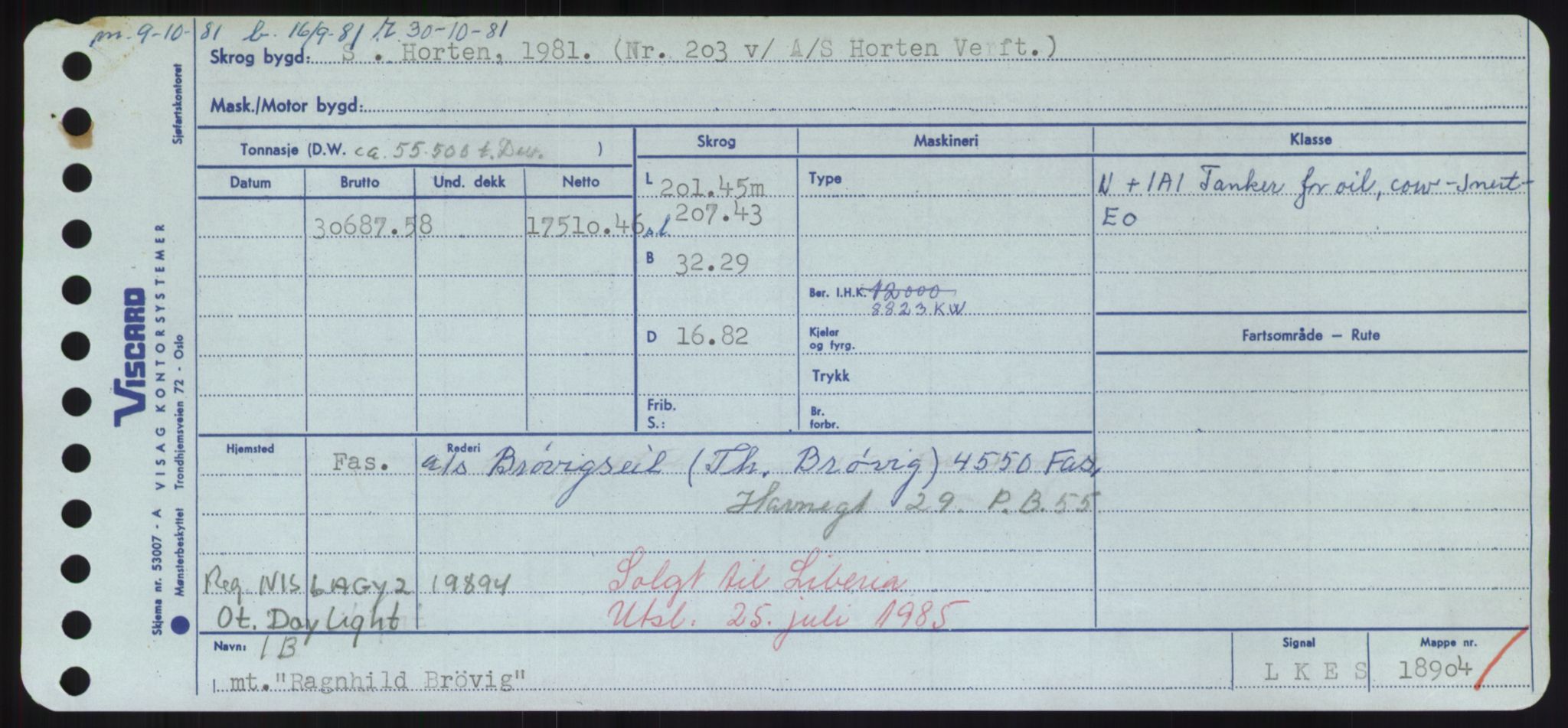 Sjøfartsdirektoratet med forløpere, Skipsmålingen, AV/RA-S-1627/H/Hd/L0030: Fartøy, Q-Riv, p. 81