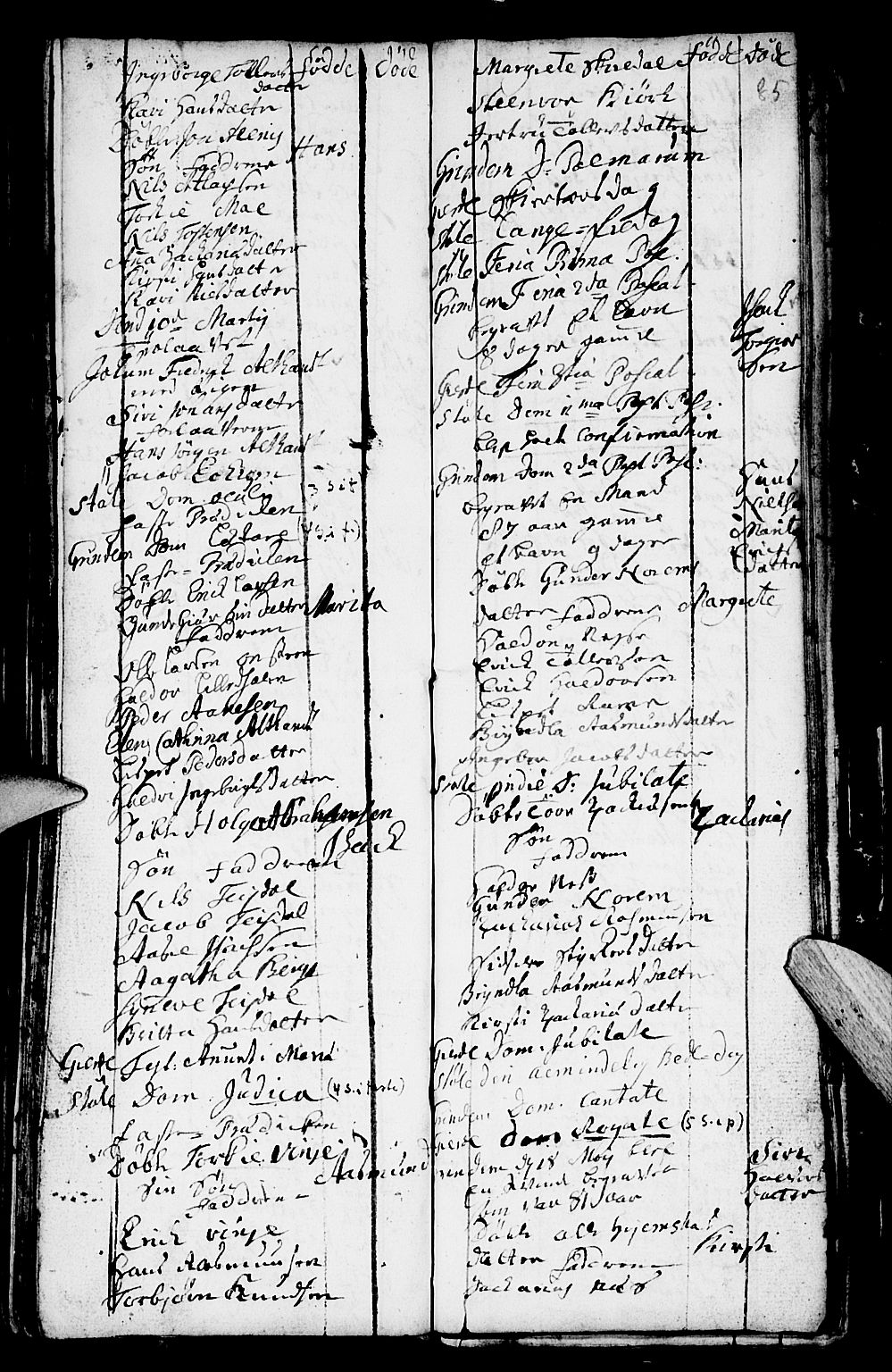 Etne sokneprestembete, SAB/A-75001/H/Haa: Parish register (official) no. A 2, 1725-1755, p. 85